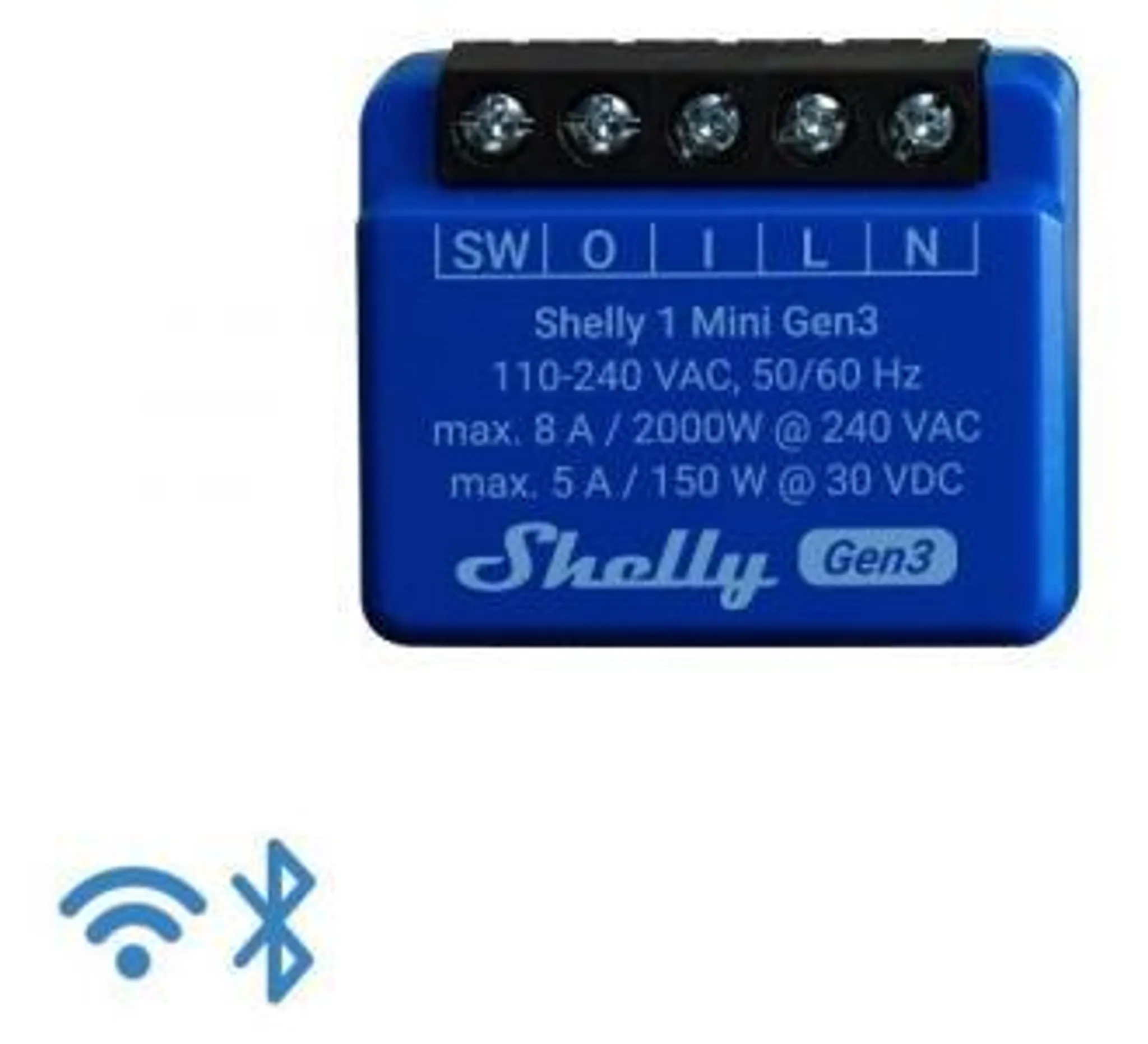 1 Steuereinsatz Shelly blau
