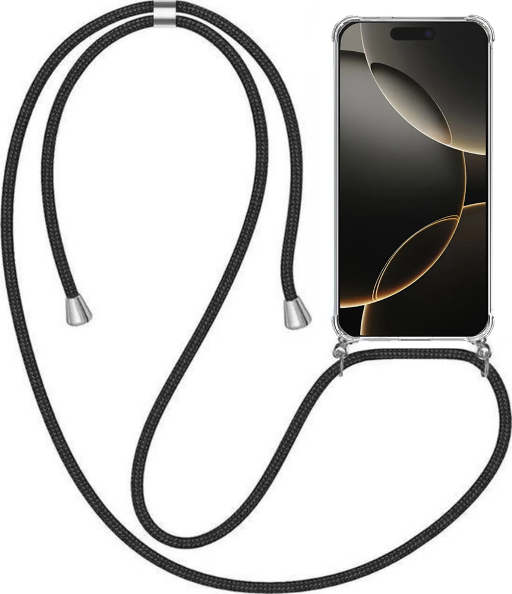 Cover Semirigida per iPhone 12 Pro Max con Cordino e