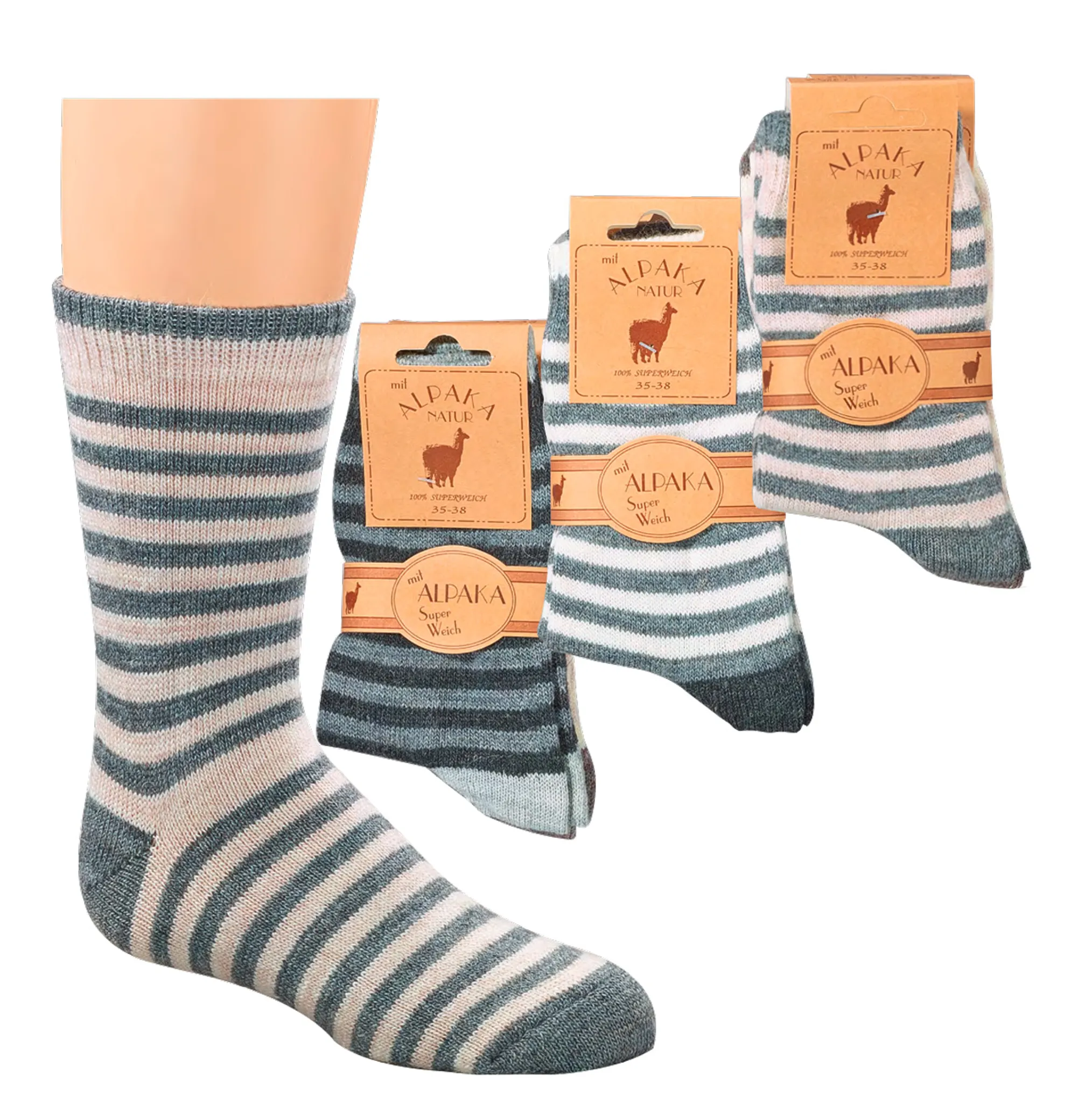 2 Paar Alpaka S ckchen Socken mit Alpakawolle Kaufland.de