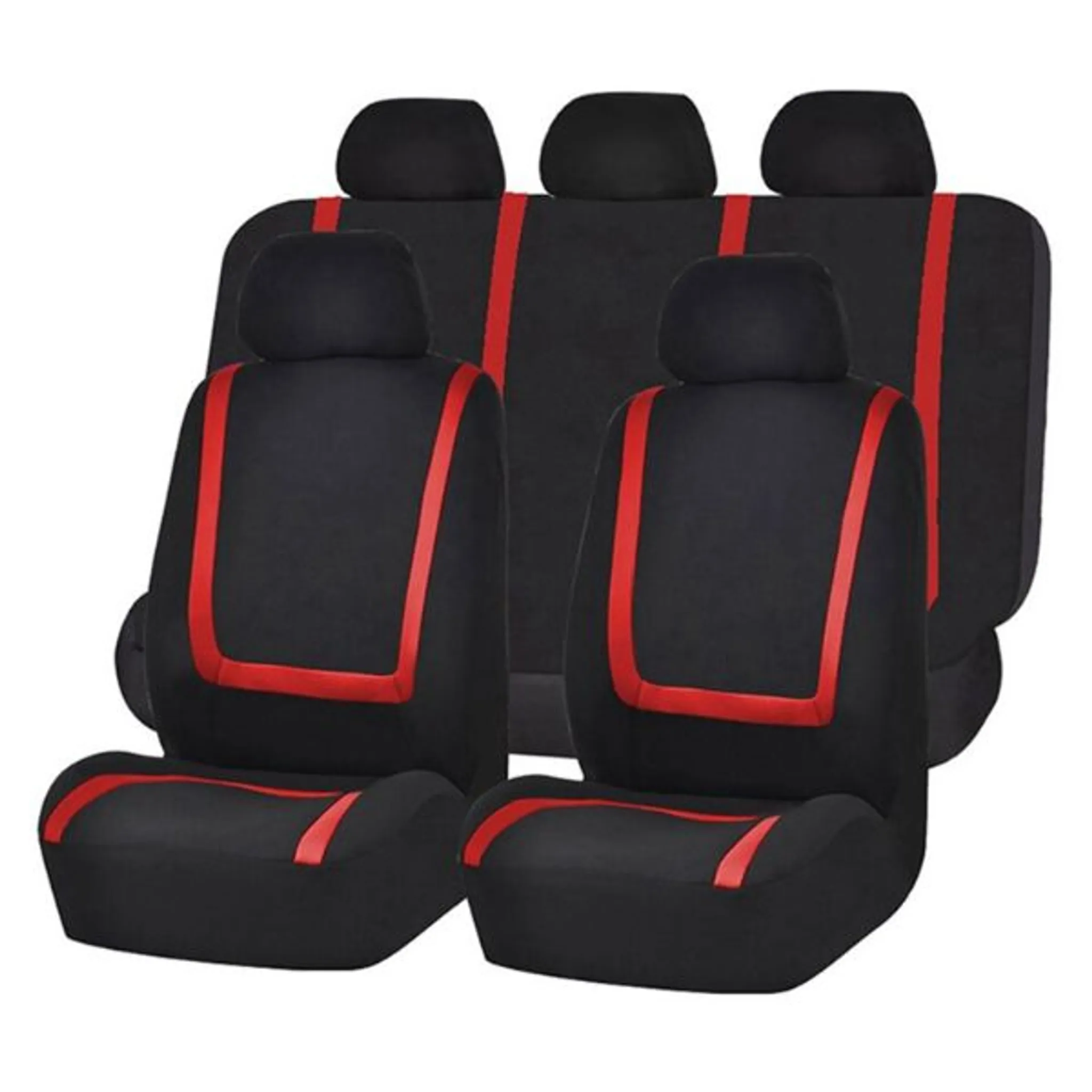 Set Sitzbezüge Superior - Schwarz/Grau - kompatibel für Hyundai