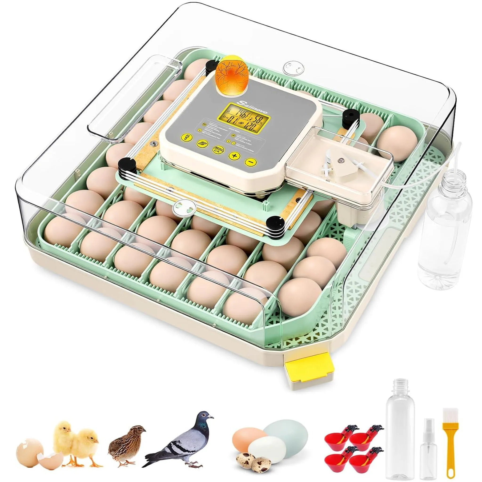 Brutapparat Für 10–25 Eier – Automatisch, Mit Wendefunktion, Für Hühner, Gänse & Enten