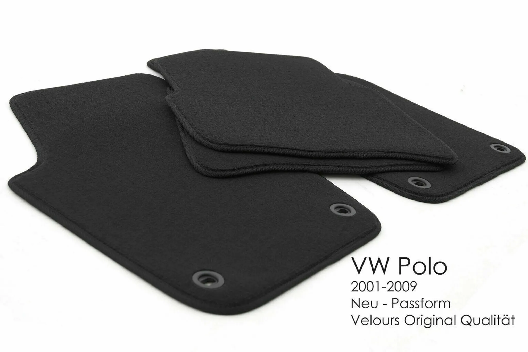 Gummimatten passend für VW Polo 5 V 6R Gummi Fußmatten Matten
