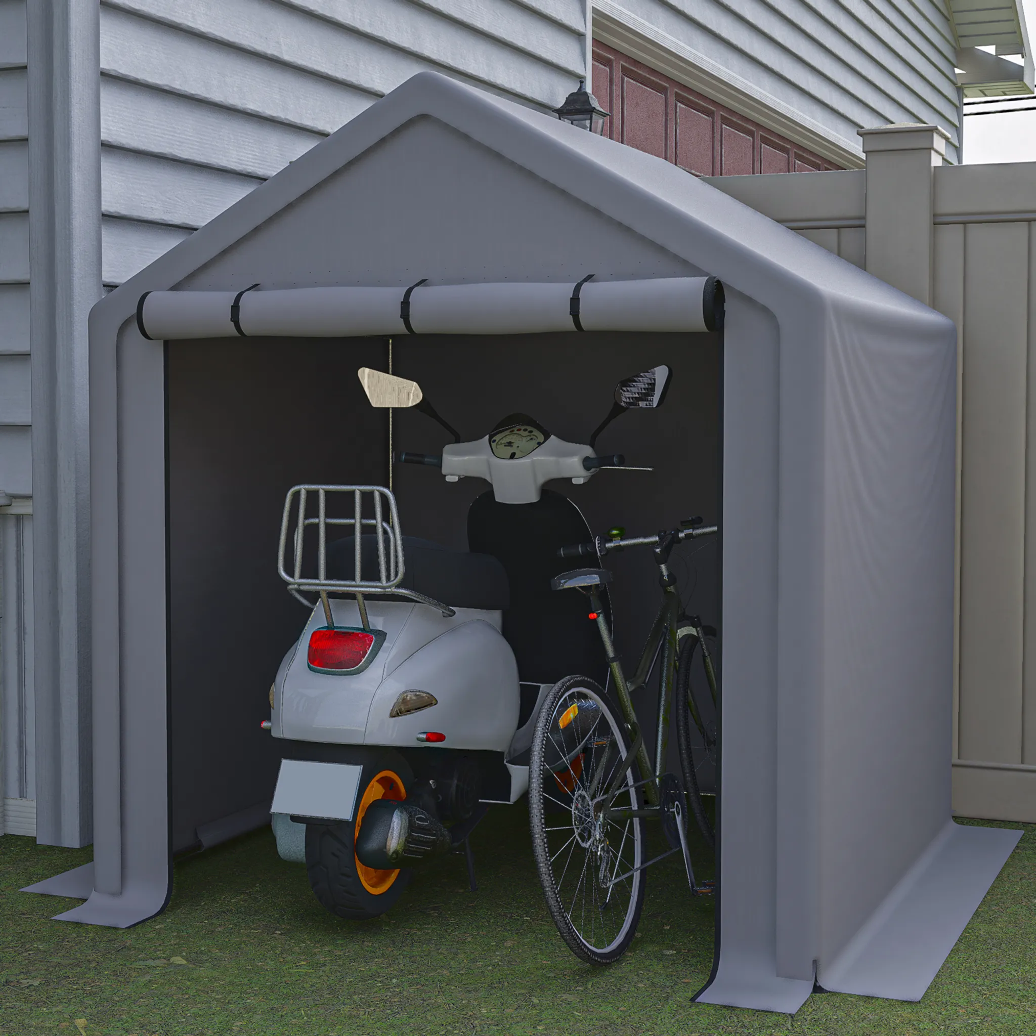 Garagenzelt Carport Gartenschuppen Auto Motorrad Schutz Unterstand