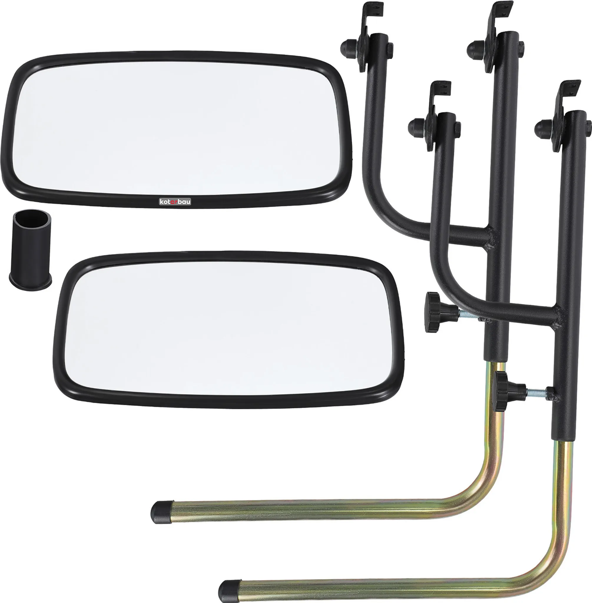 Universal-Modulspiegel 220x440 Mm Für Traktor – Links/rechts, Klemmbereich 15-28 Mm – Vergl. LP0430P