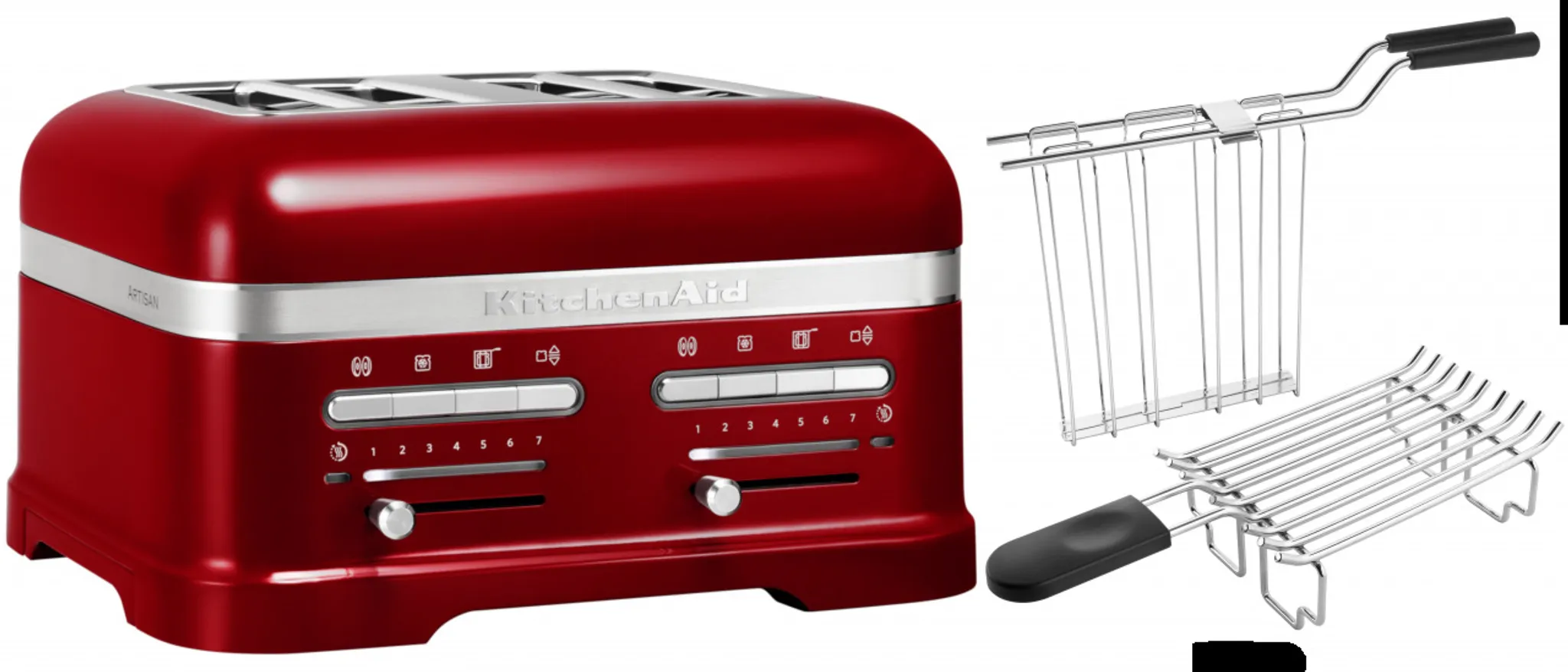 5KMT4205, Artisan 1, 4-Scheiben KitchenAid Farbe:Liebesapfelrot Paket Toaster