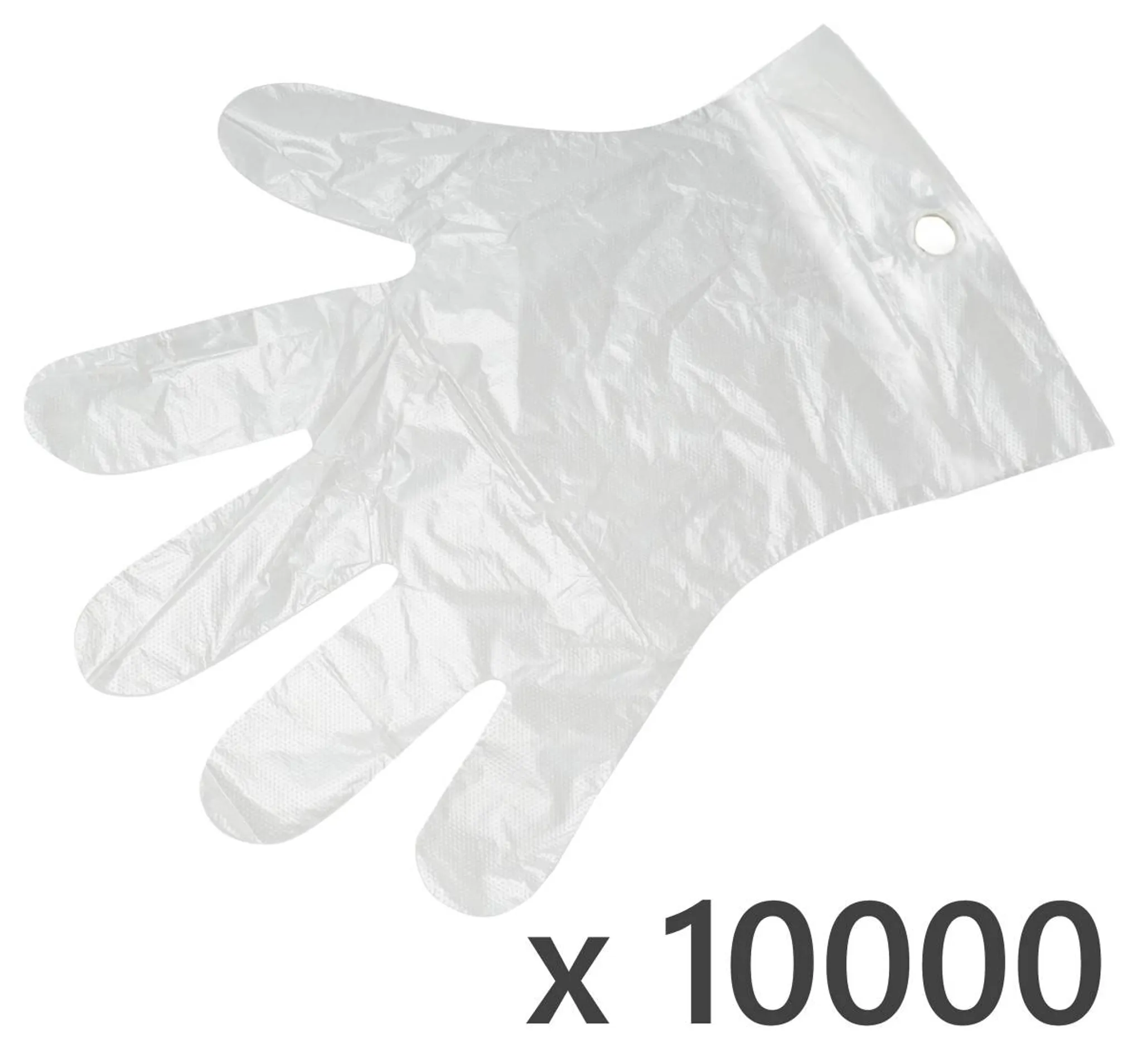 100 Einweg Handschuhe umweltfreundlich Mehrzweck-Kunststoff Reinigung Handschuhe 
