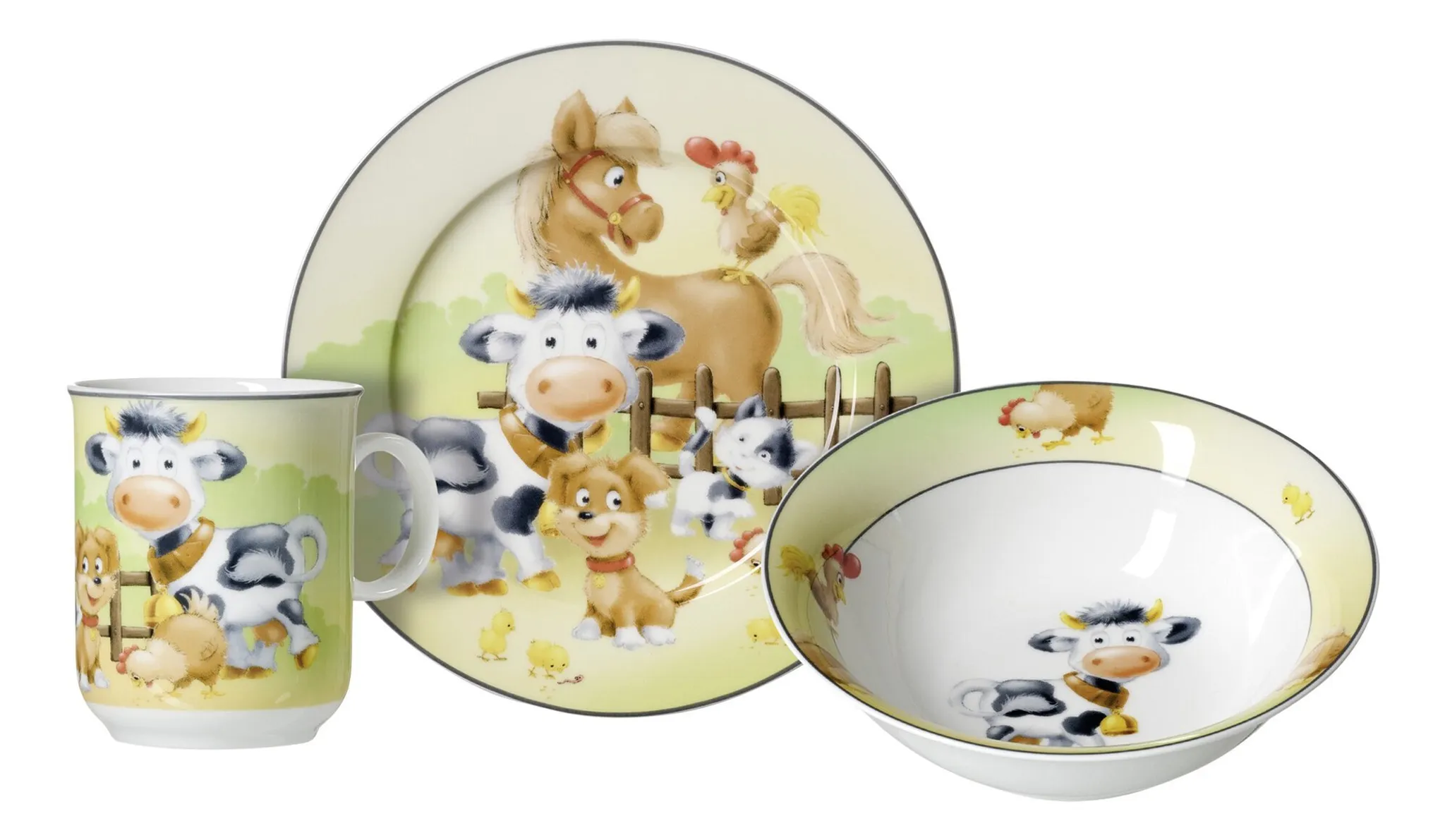 Pokemon Frühstücksgeschirr 3-teilig - Mikrowellen & Spülmaschinen Geeignet