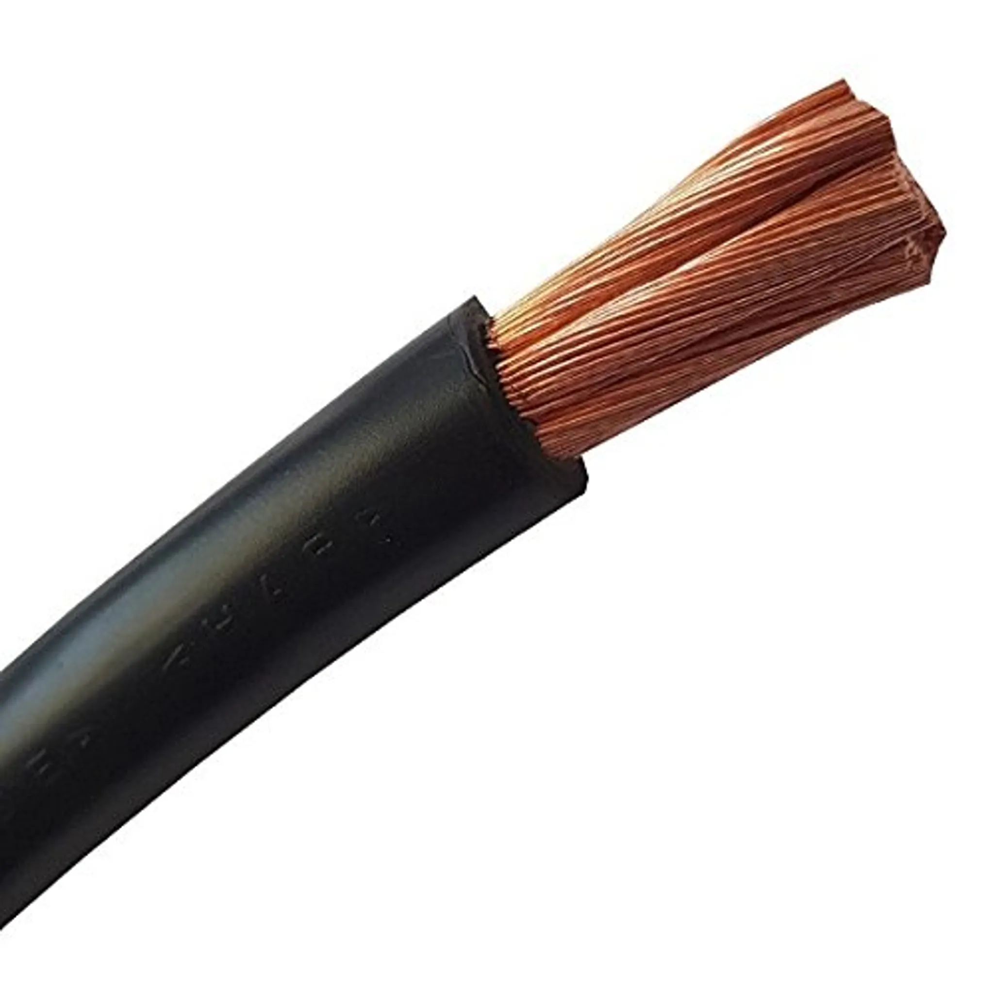 eXODA Batteriekabel 35 mm² 30cm Kupfer Stromkabel mit Ringösen M6 schwarz 12V KFZ 