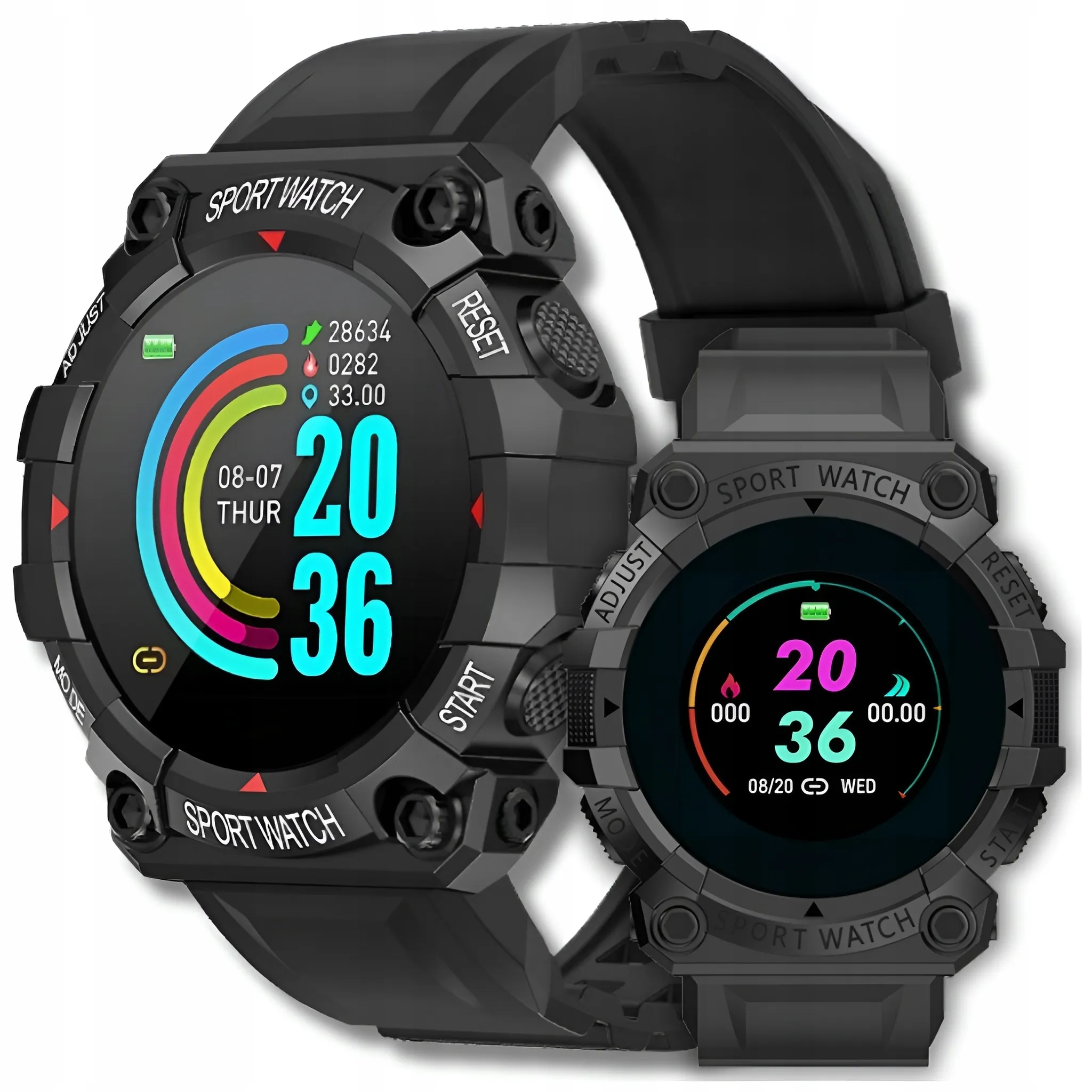 STA Montre Intelligente pour Android et iPhone, Smartwatch 2.01 Pouces