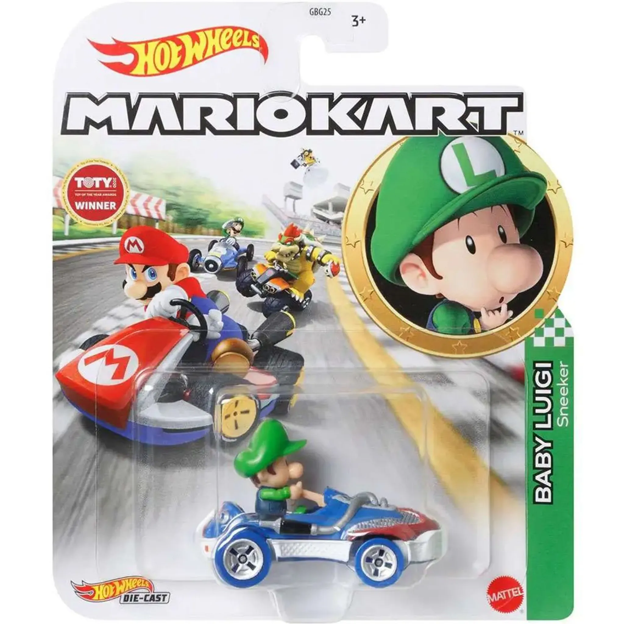 Mattel GBG25; HDB28 - Kart Wheels Mario Hot