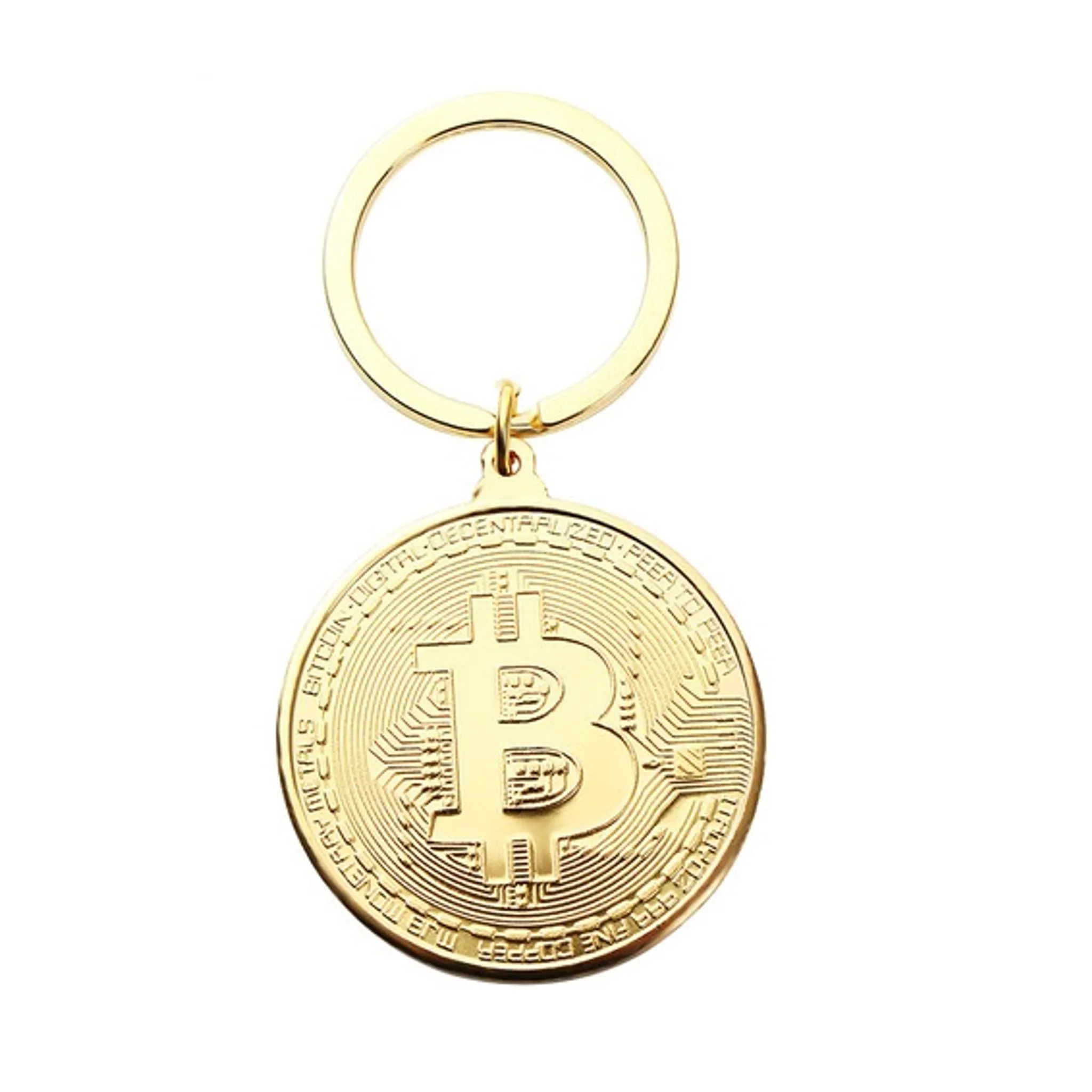 - Bitcoin KP3833 Golden Anhänger