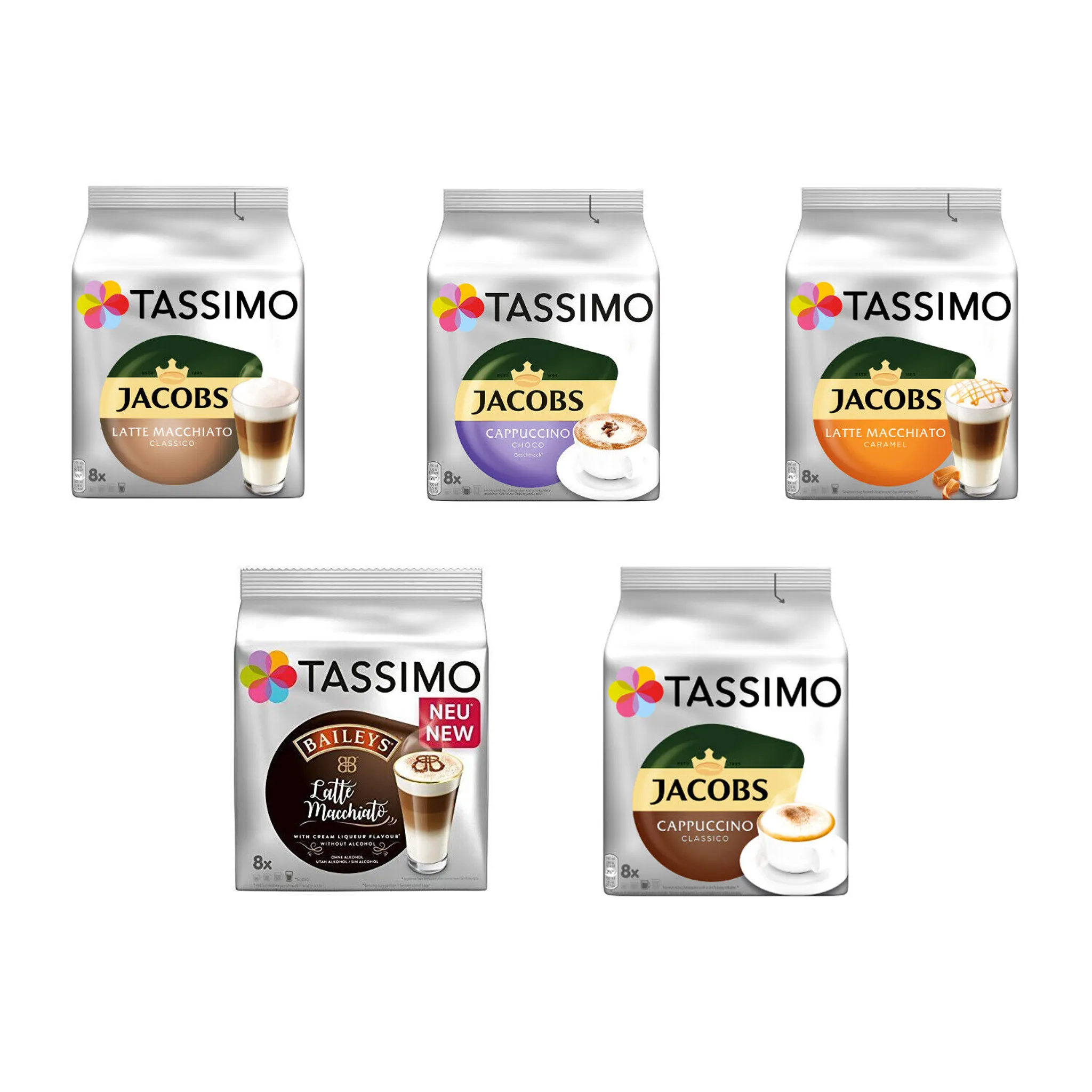 Jacobs Latte Macchiato Caramel - 16 Capsules pour Tassimo à 4,80 €