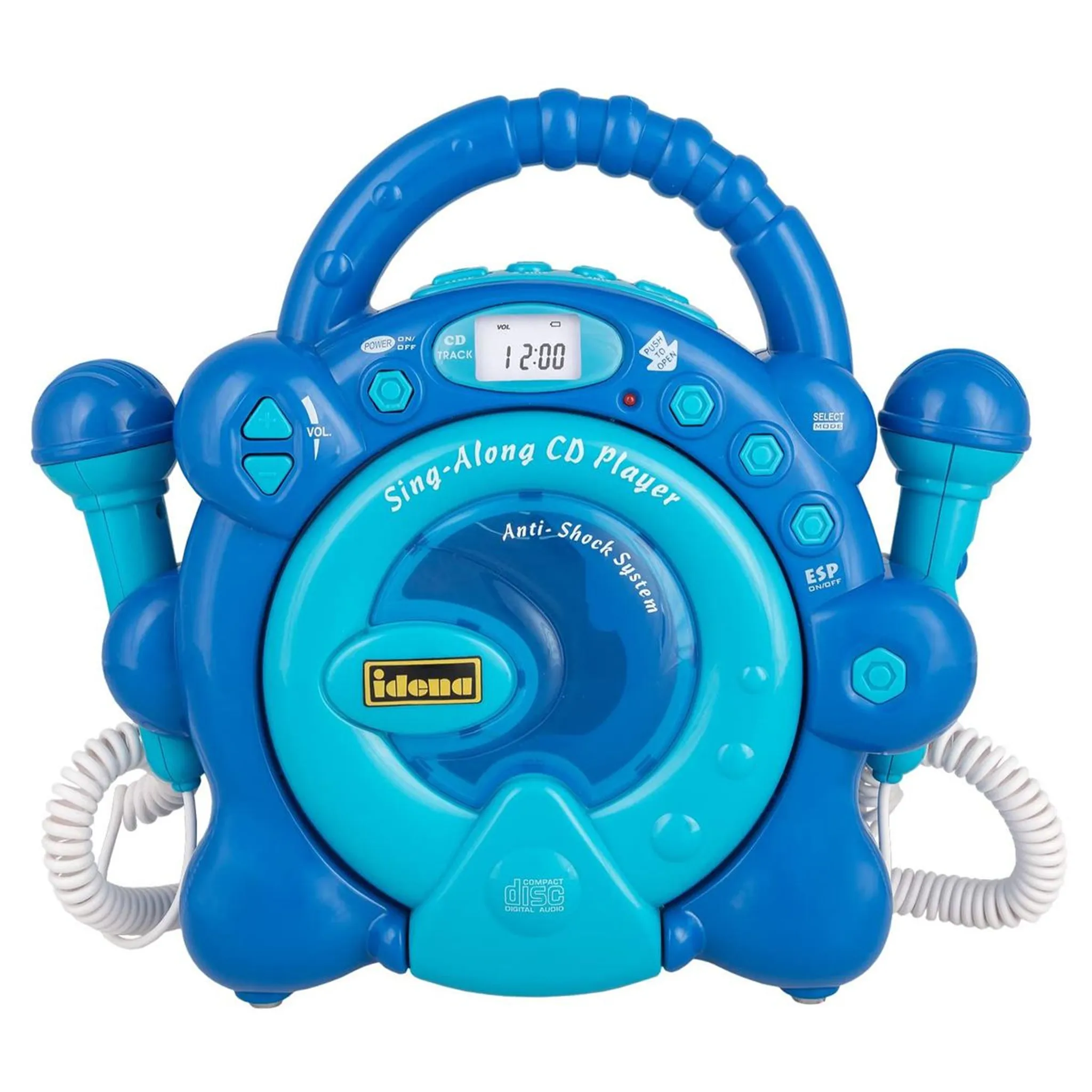 DIV 04.0284 - Idena - Kinder CD-Player, blau, | CD-Radiorecorder