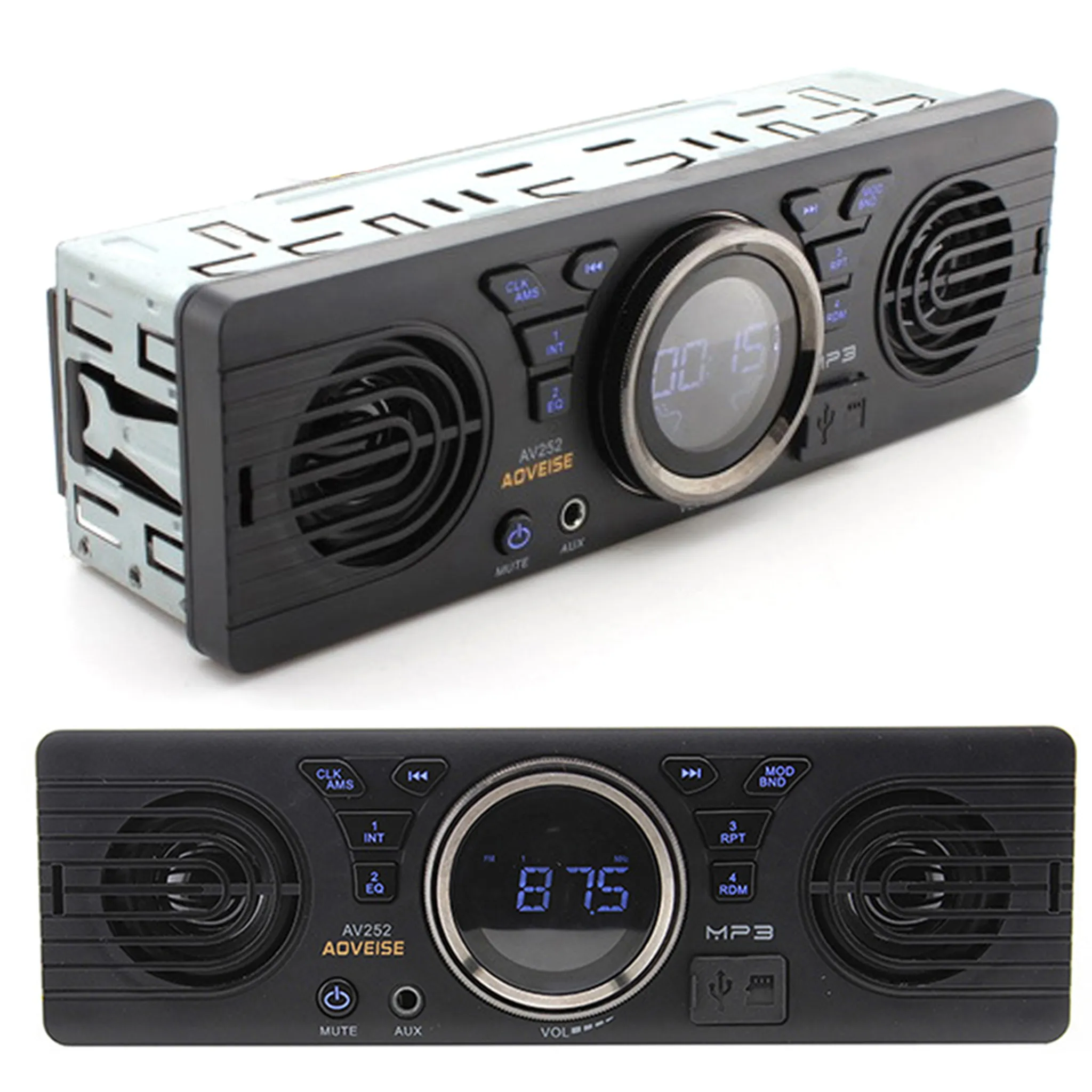 Autoradio mit Bluetooth Freisprecheinrichtung Auto Radio mit Bluetooth  Abnehmbare Frontplatte Unterstützt Freisprechanrufe