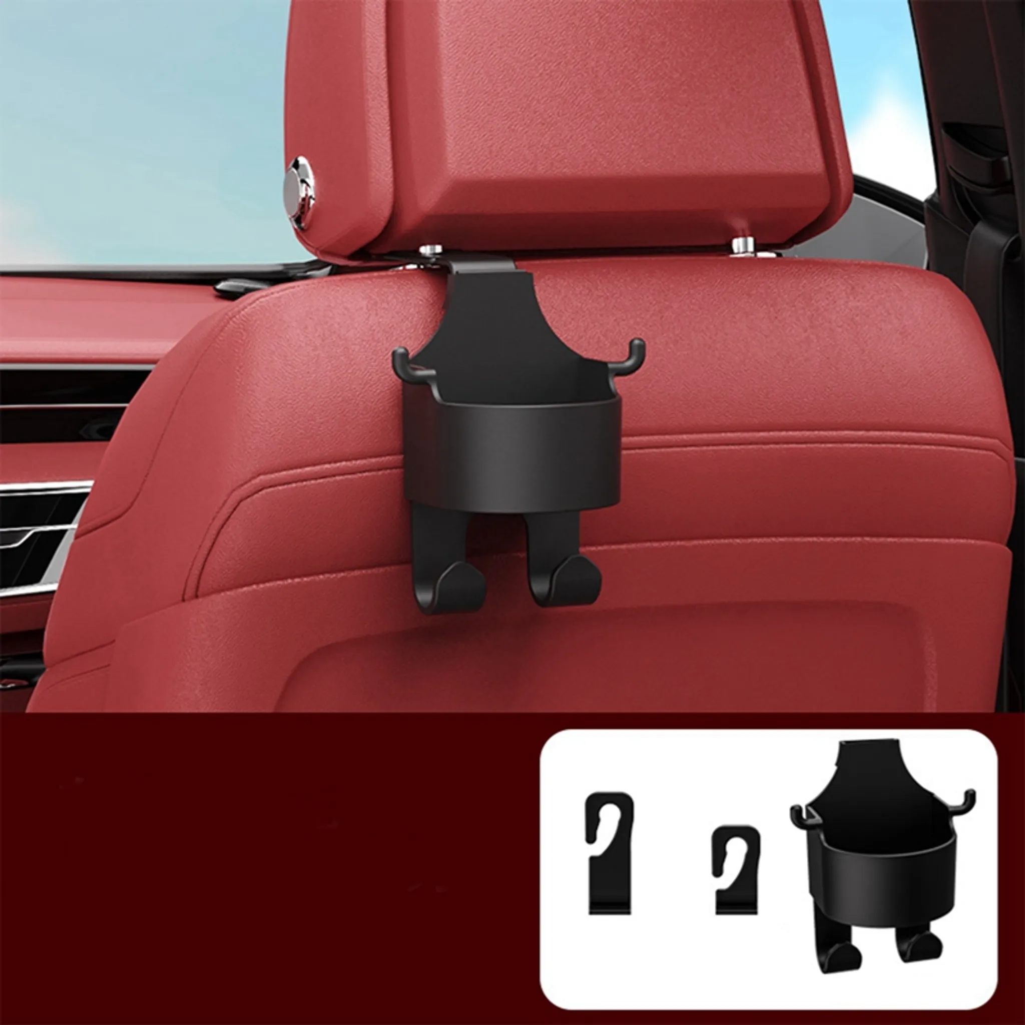 2 stücke Auto Rücksitz Haken Multifunktions-Rücksitz Kopfstütze