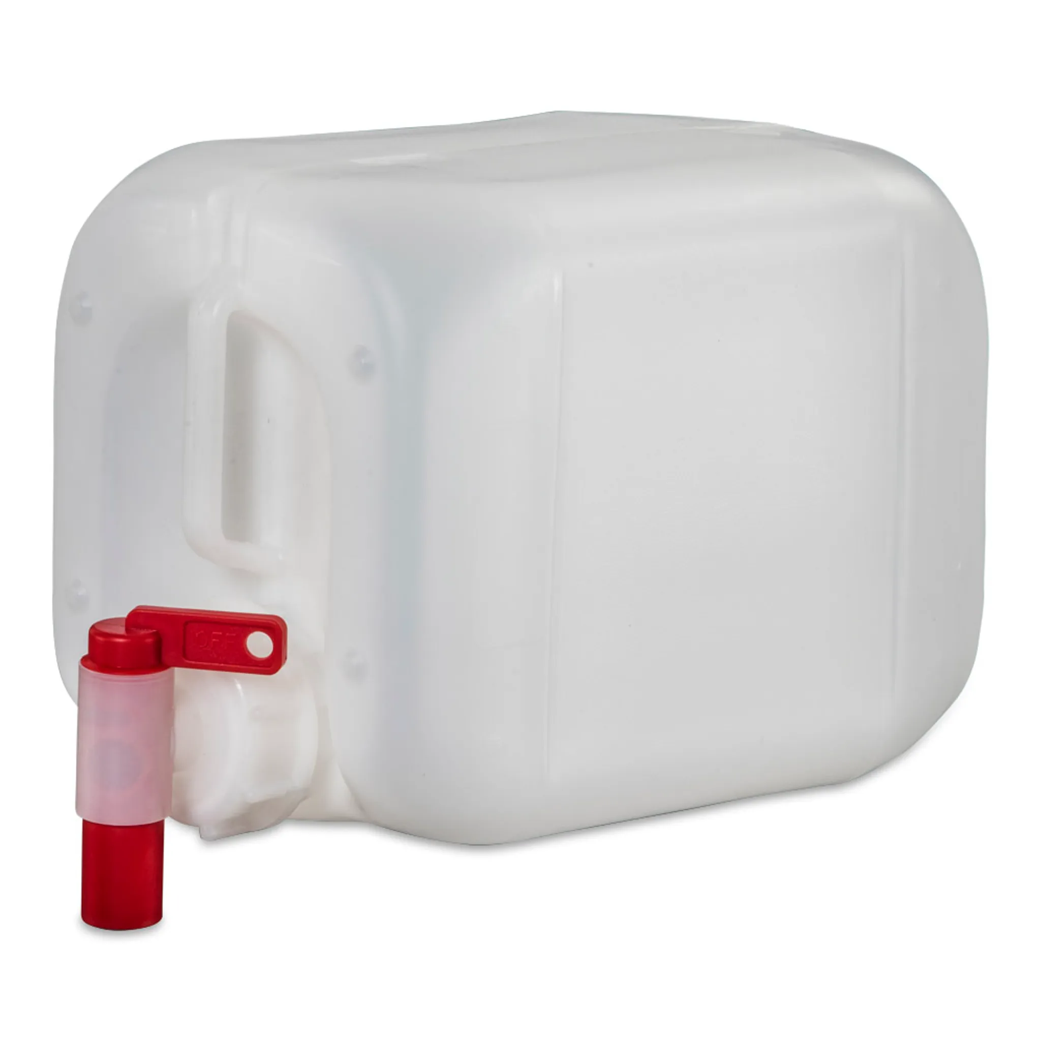 5 Liter Kanister Wasserkanister Campingkanister Farbe natur DIN51 + Hahn  (1x5knn51 + H.51)