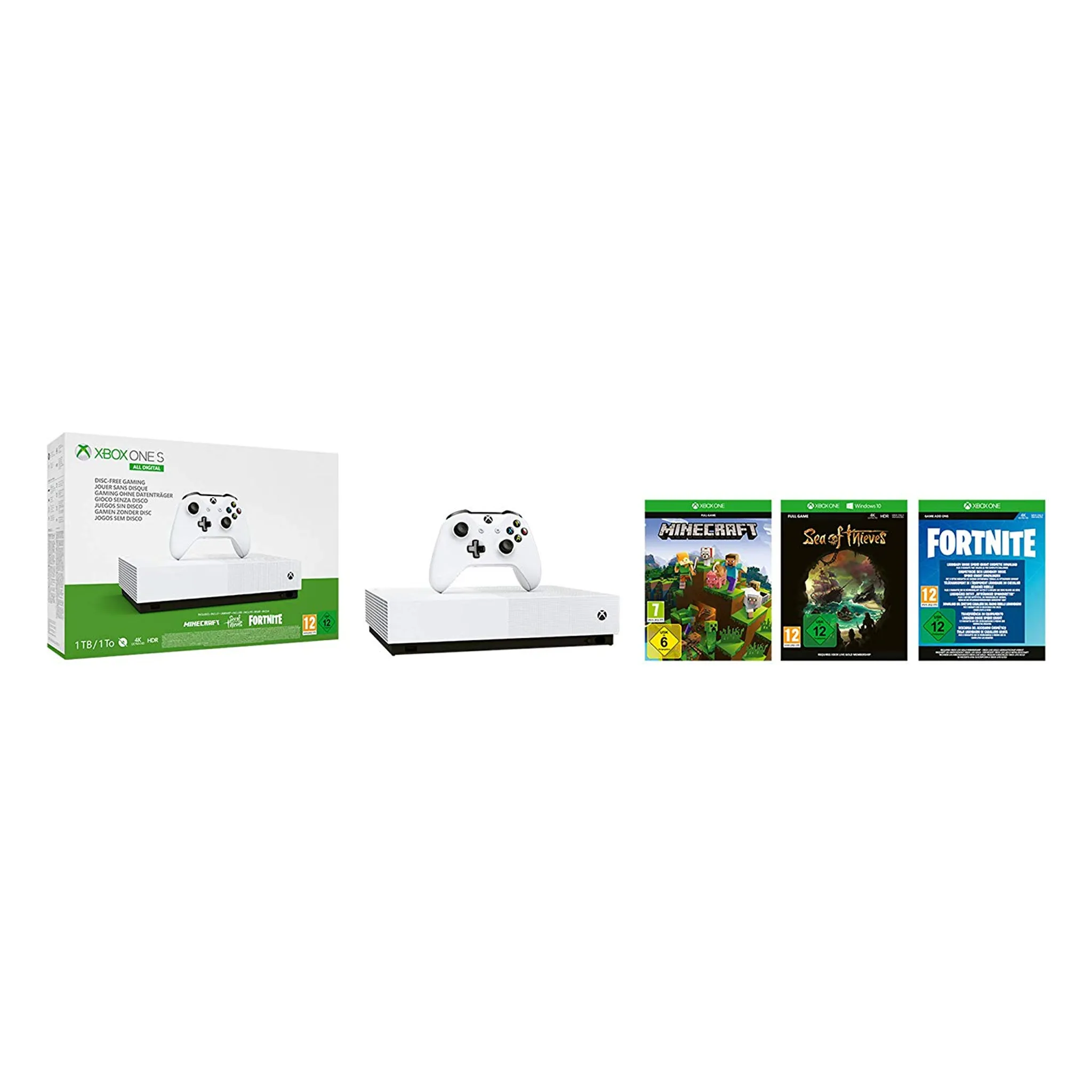 Microsoft Xbox One S All 1TB Digital Edition