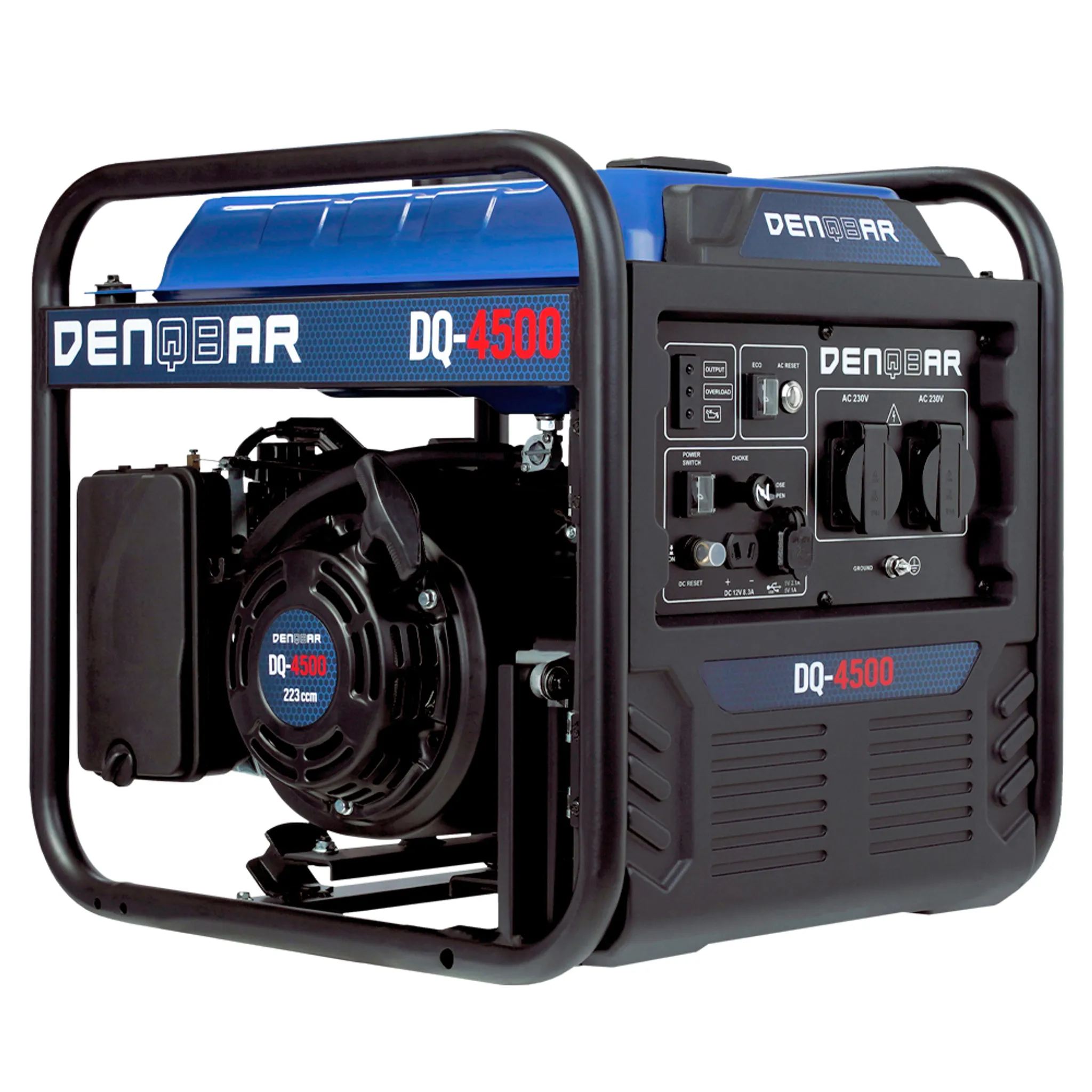 DENQBAR Inverter Stromerzeuger 4,2 kW Digitaler Generator 4Takt DQ-4200