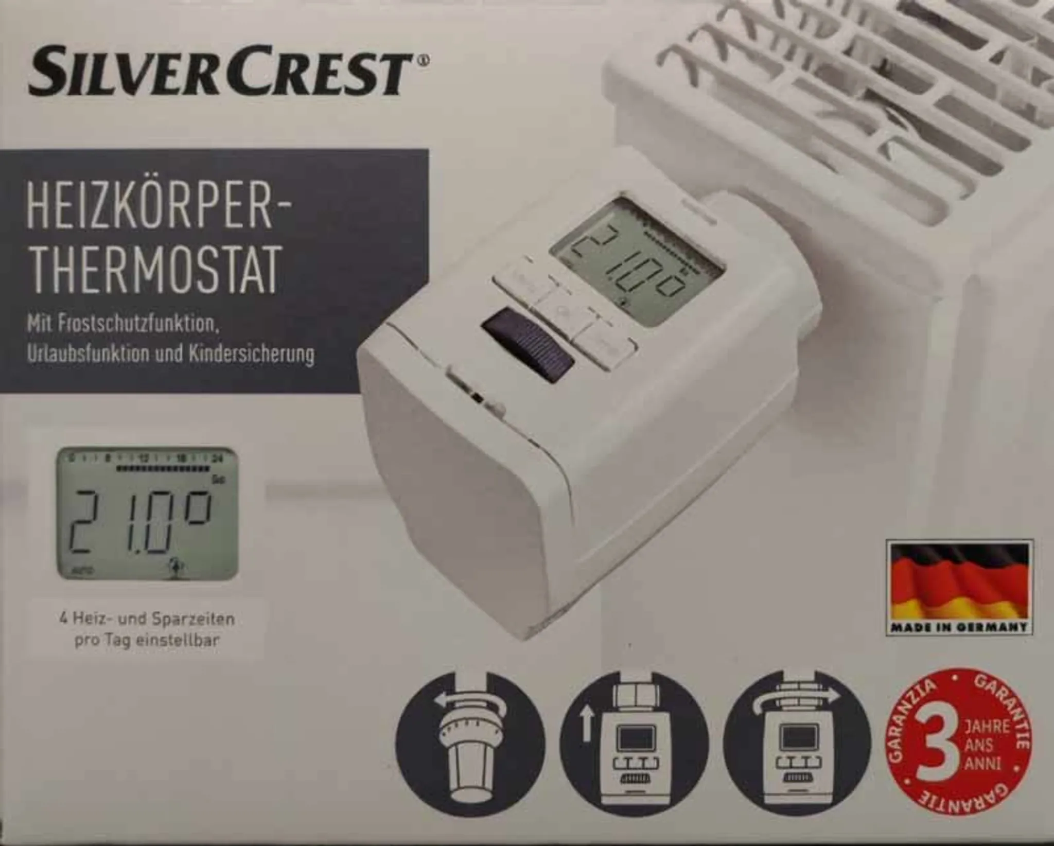 Thermostat Heizkörper Silvercrest Heizregler Heizung in Berlin - Mitte