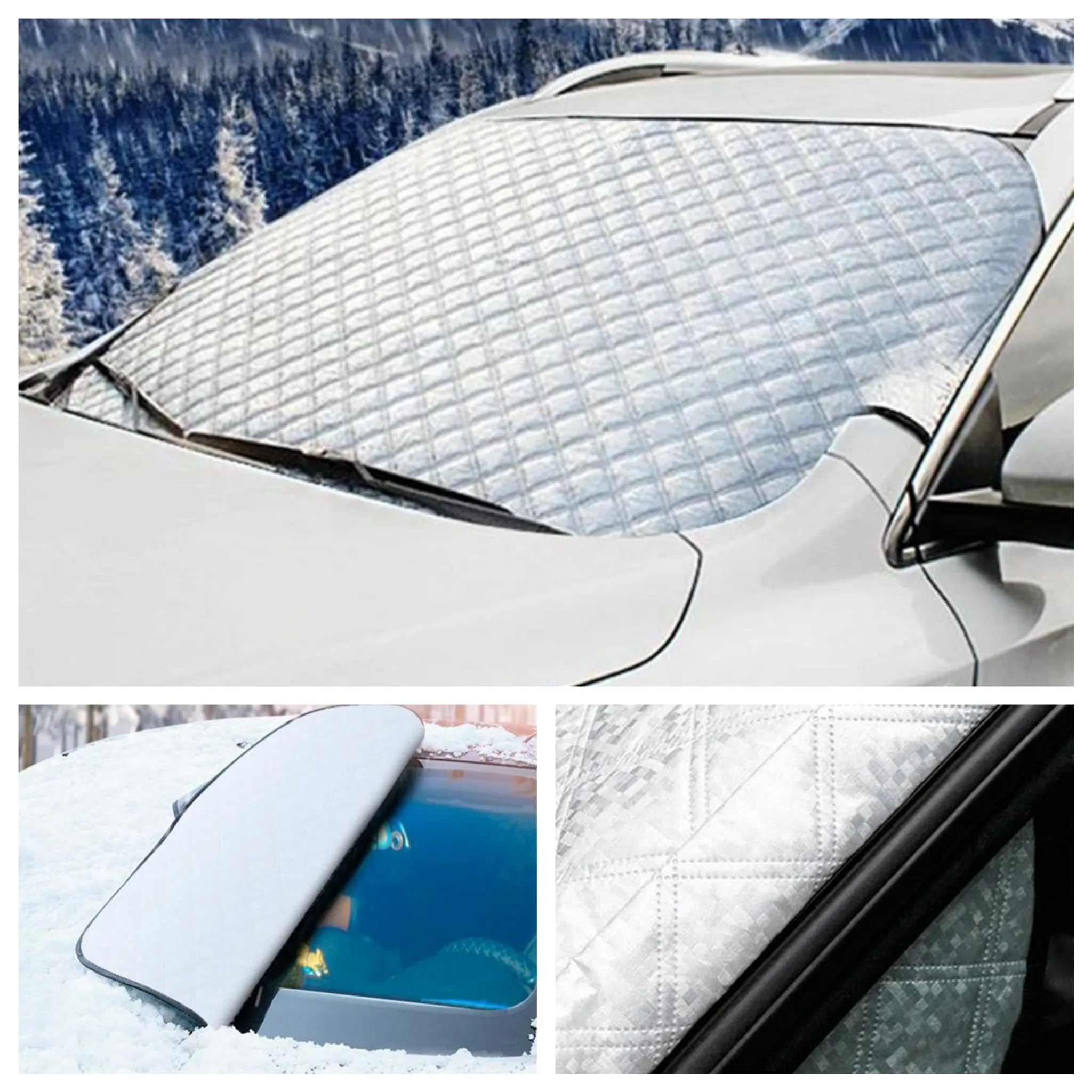 Frontscheibenabdeckung Auto Windschutzscheibe Eisschutz Winter SUV  Abdeckung 