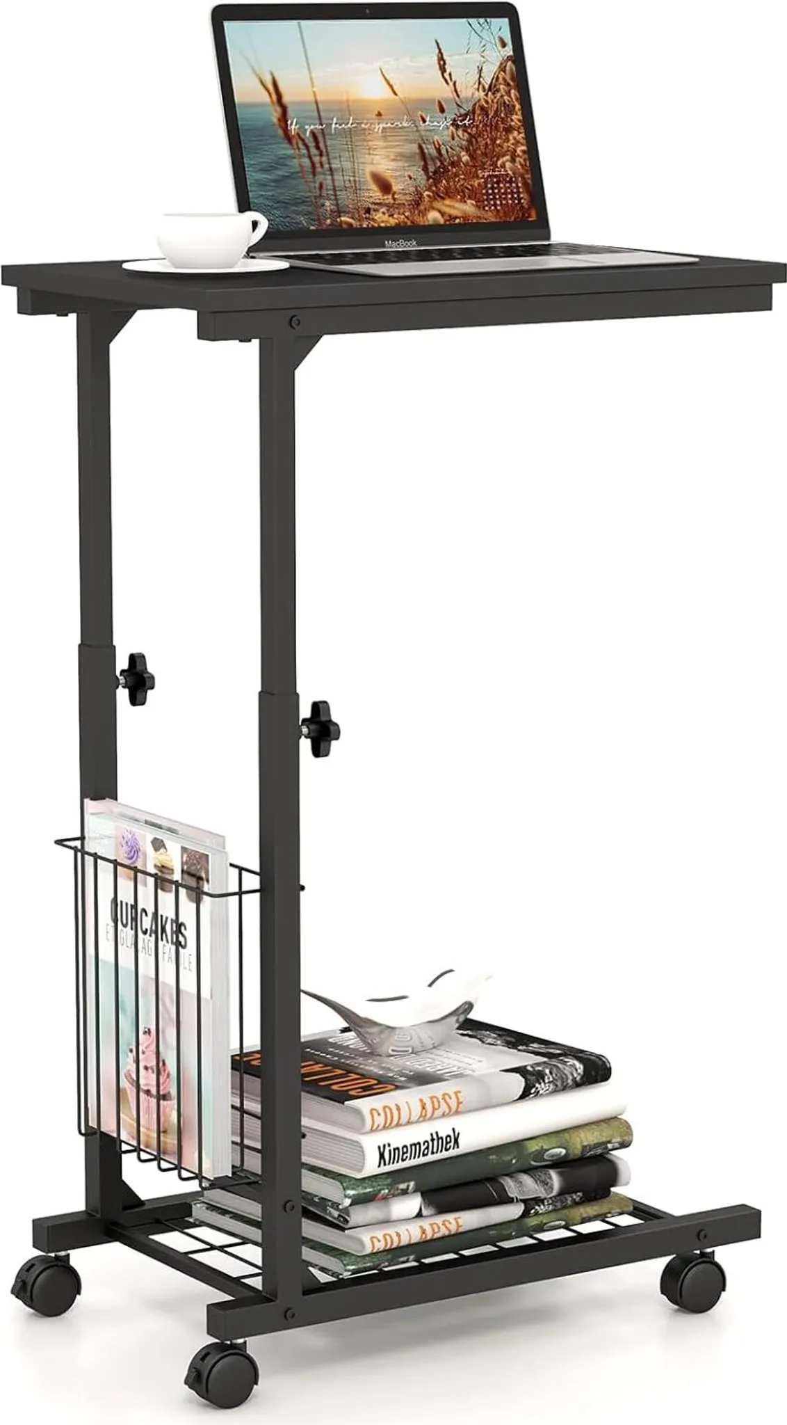 COSTWAY Laptoptisch C-Form höhenverstellbar | Kaufland.de ポケモンスリープ接触冷感プリントTシャツショートパンツセットイーブイ