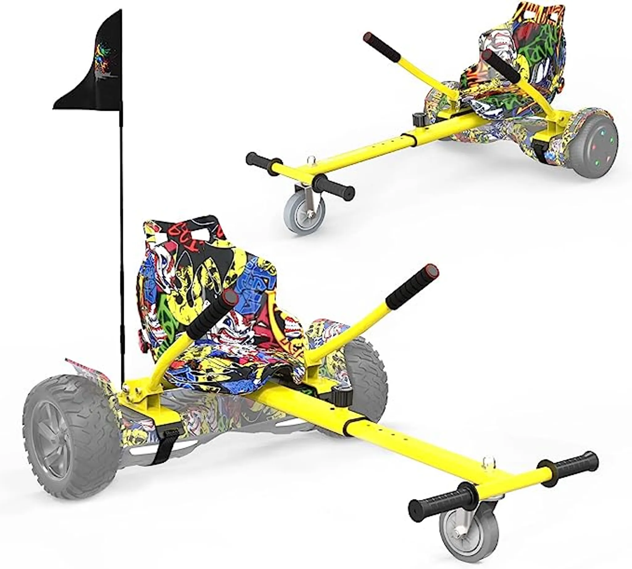 Hoverboard Sitz Hoverkart Hover-Board Go-Kart Stuhl Self Balancing  Verstellbarer Kartsitz für Elektroscooter bis 50 kg 9453 : :  Spielzeug