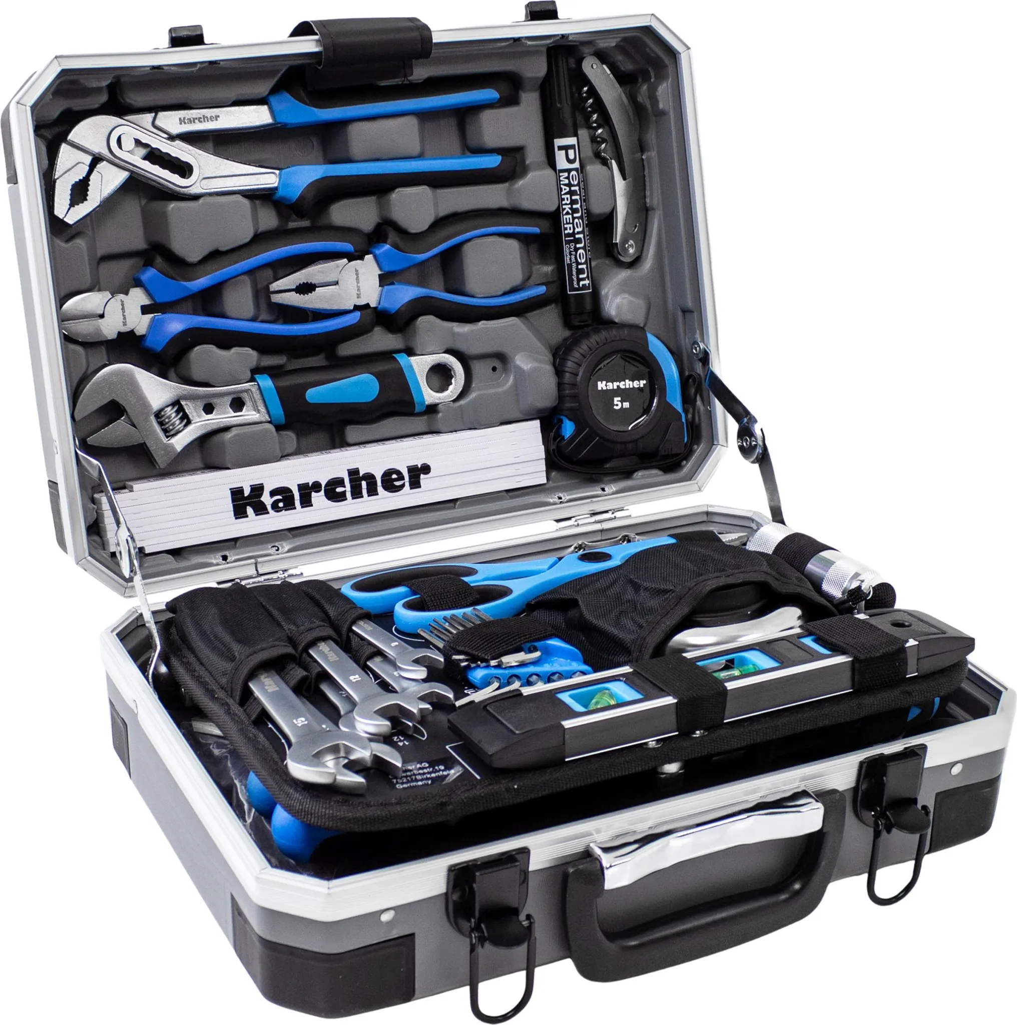 Cle-Line Cobalt-Bohrer-Set, 15-teilig, 1/16”–1/2”, 135° Spitzenwinkel, In Metallkoffer – Für Präzises Bohren In Metall