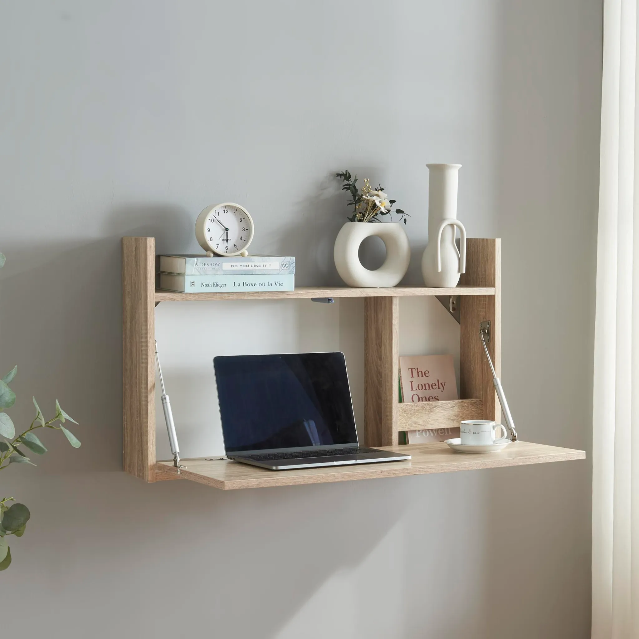 Tavolino Da Letto Regolabile In Altezza E Angolo, Pieghevole, Con Ruote, Beige 60x40 Cm – Scrivania Per Laptop E Lettura