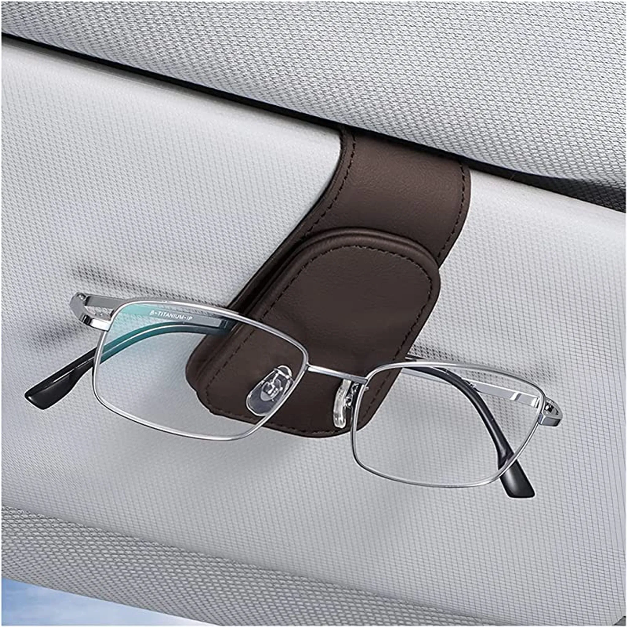 X2 Universal KFZ Sonnenbrillenhalter PKW Brillenhalter Auto Halterung  Brille Neu