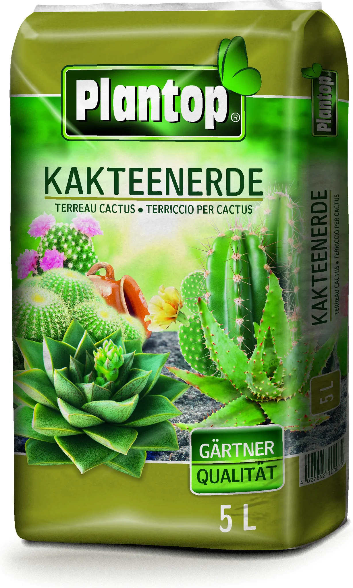 PLANTOP Kakteenerde, Grtnerqualitt, 5 Ltr Blumenerde