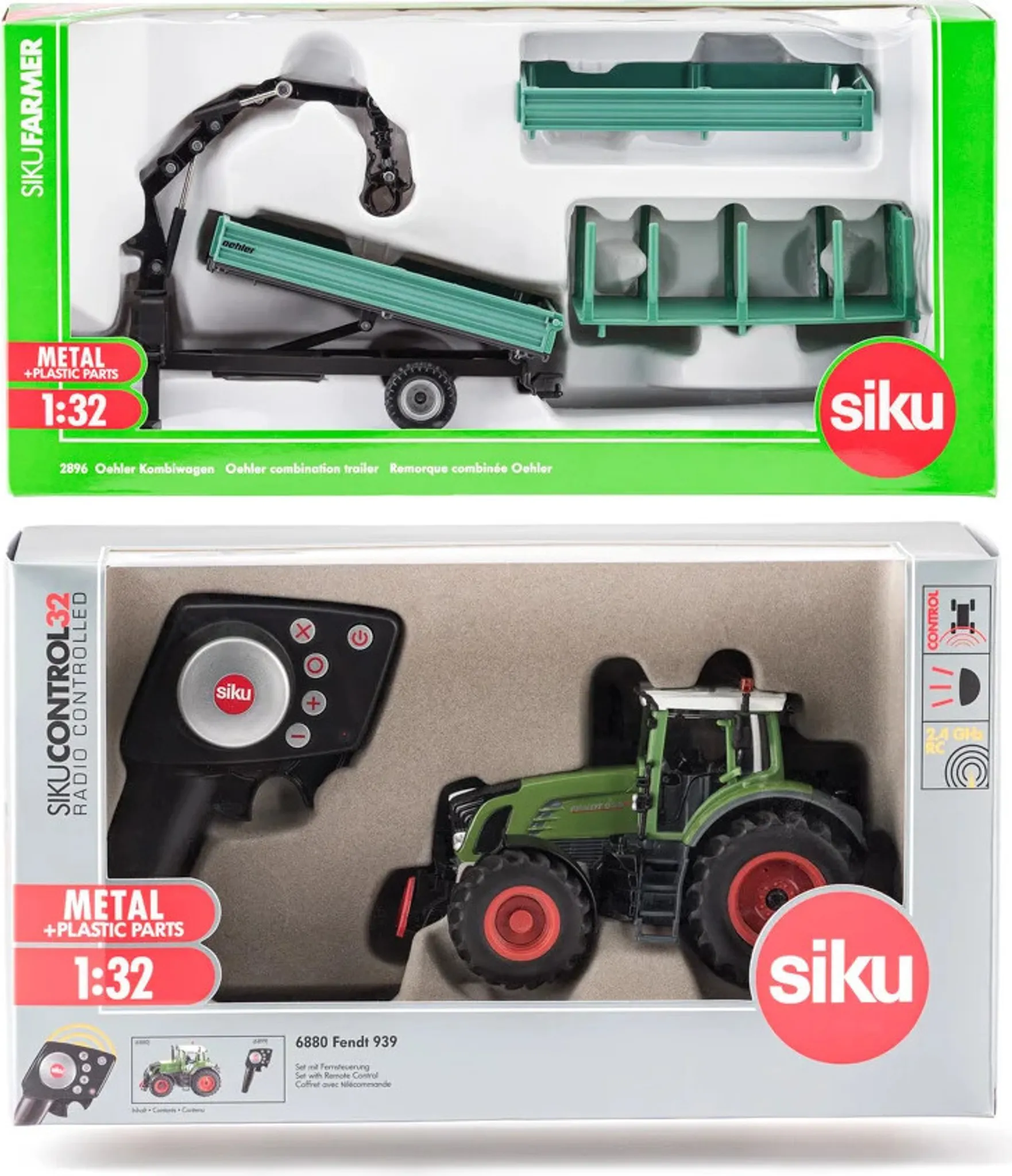 SIKU Control RC Traktor Fendt 939 mit Fahrer grünem