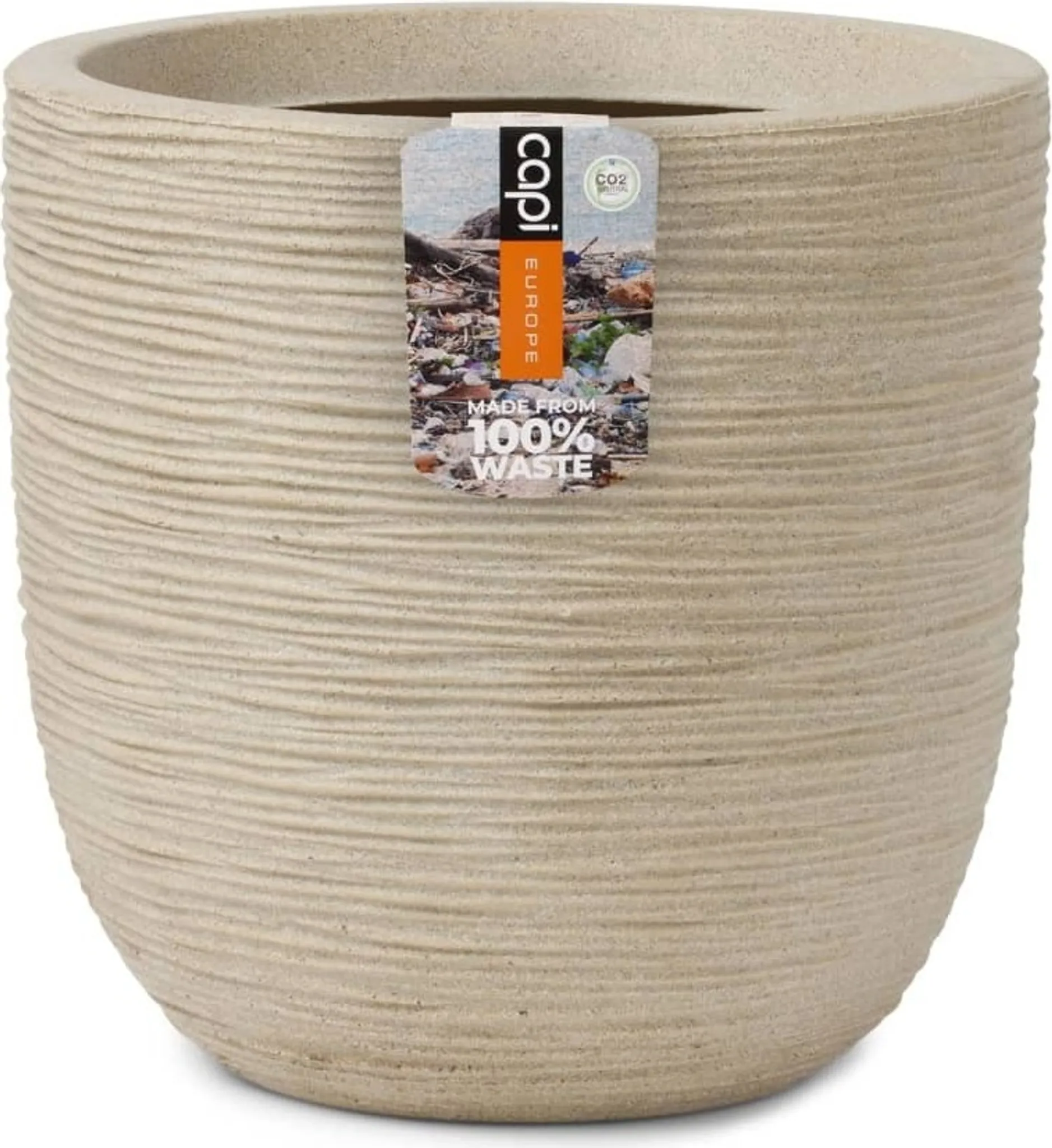 Capi Blumentopf Waste Rib 35x34 cm Terrazzo | Kaufland.de