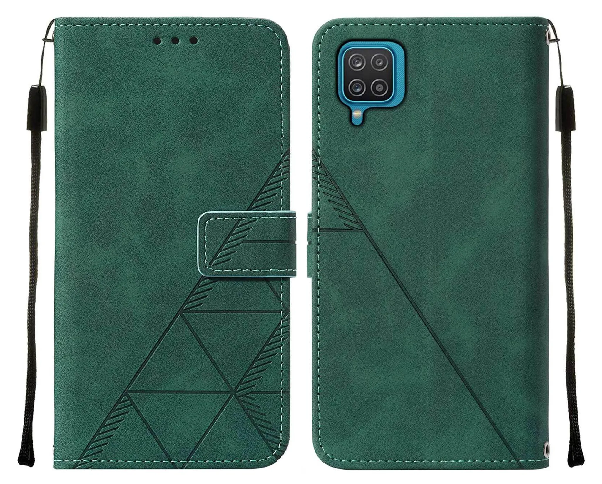 CoverKingz Cover per Apple iPhone 13 Pro - Custodia a portafoglio per cellulare con slot per schede per iPhone 13 Pro - Cover per cellulare motivo mandala blu