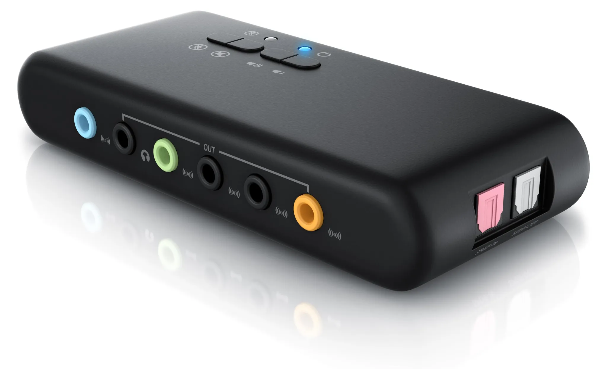 Scheda Audio USB Esterna CM6206 - 5.1/7.1 Canali - Con Driver E Cavo USB - Per Windows E Mac