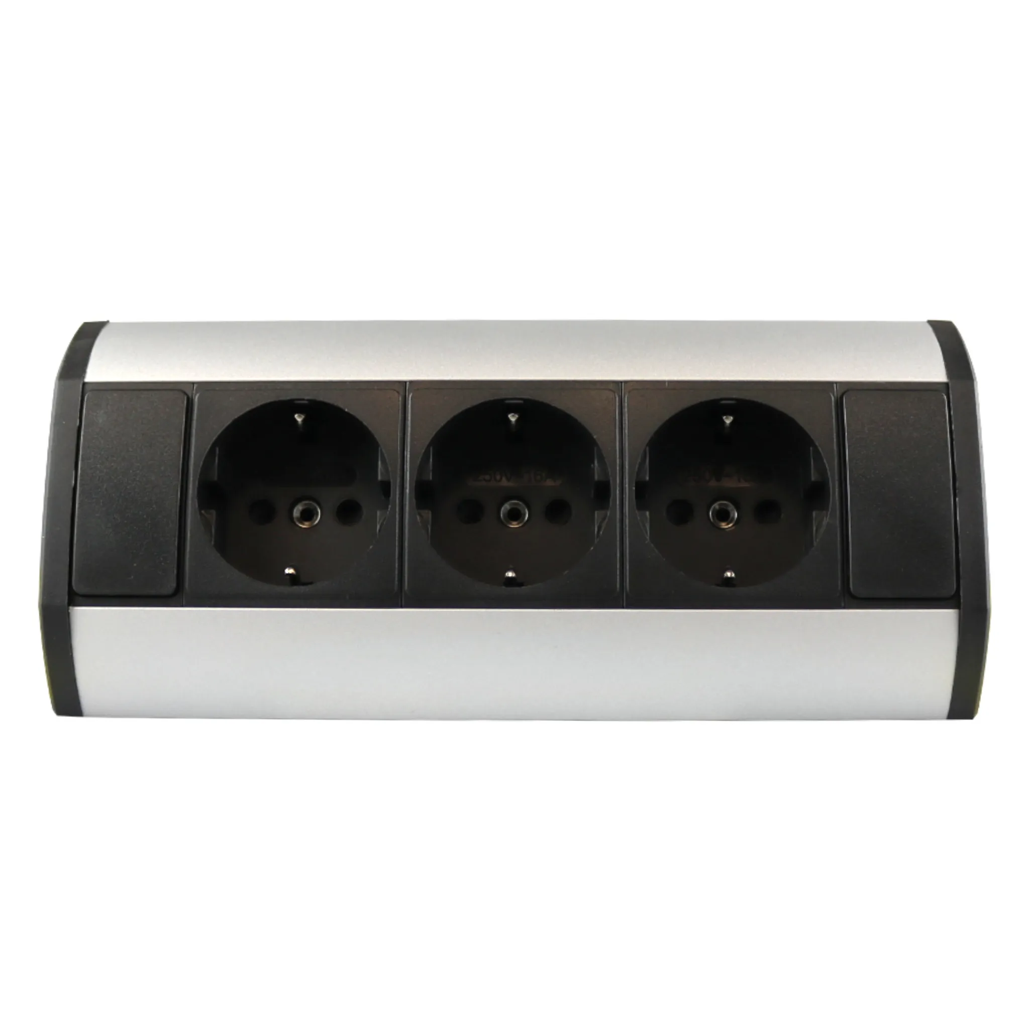 kalb  Möbel-USB-Powerbox, Unterbaumontage, 230V Steckdose, USB-A