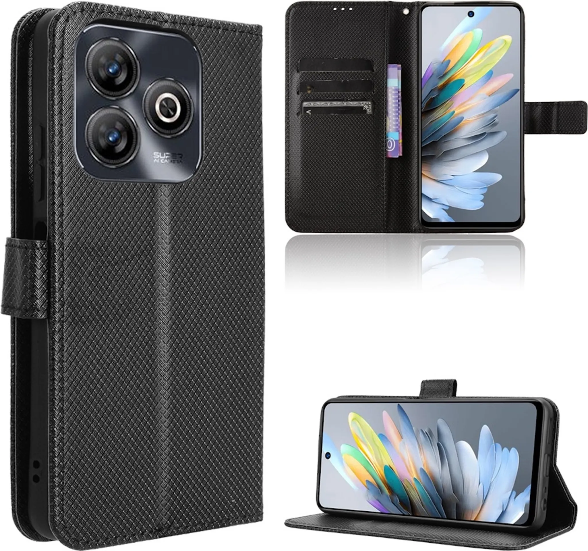 Aroepurt Cover per Zte Blade 10 Smart Custodia Comaptibile con Zte Blade 10 Smart Case Custodia Cover Supporto Premium in PU CPT55