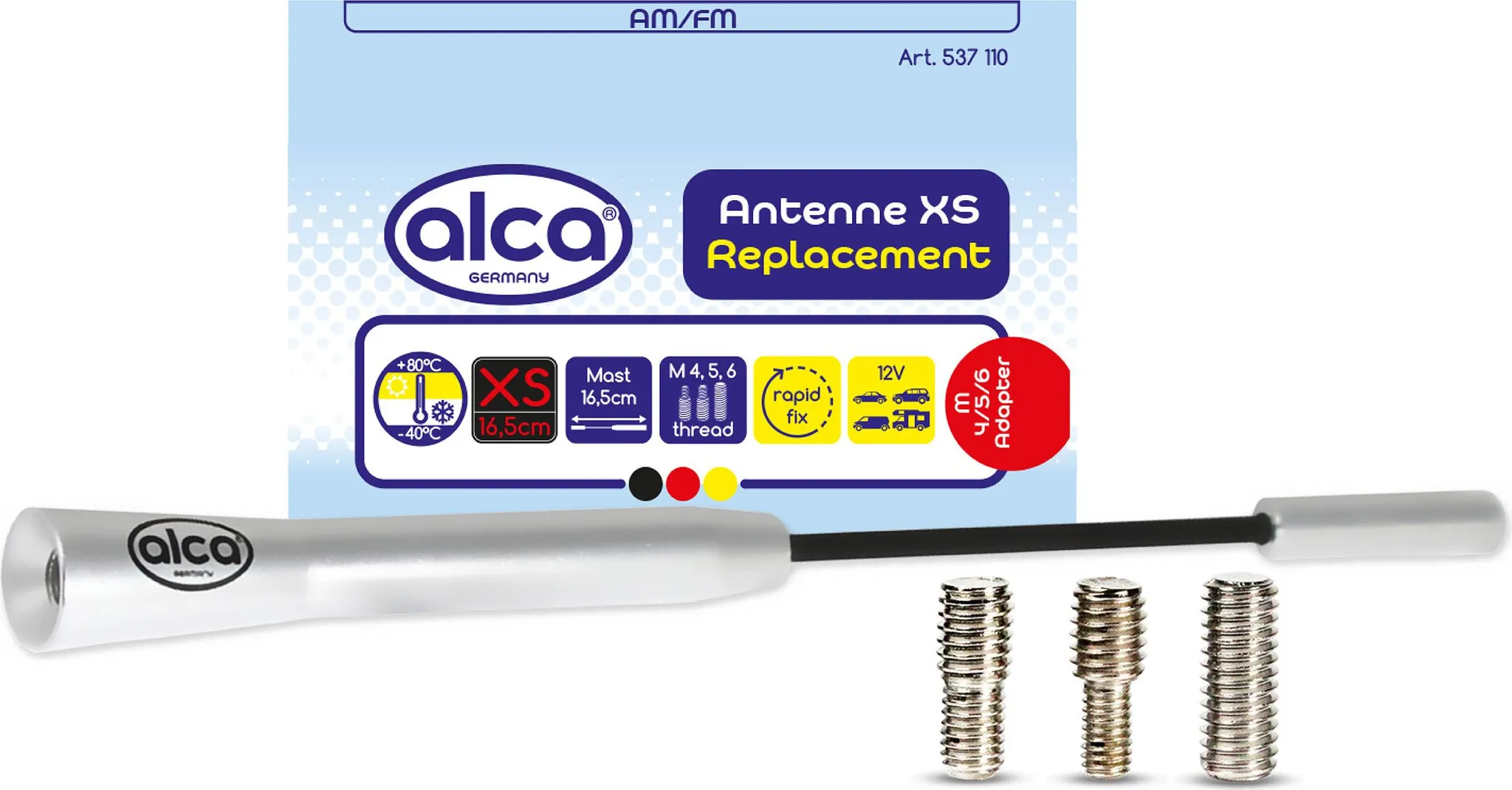 Universal Autoantenne AUXHCYL Autoantenne 18cm - Stabantenne Mit Verstärker Für FM/DAB/AM Empfang Dab Antenne Auto