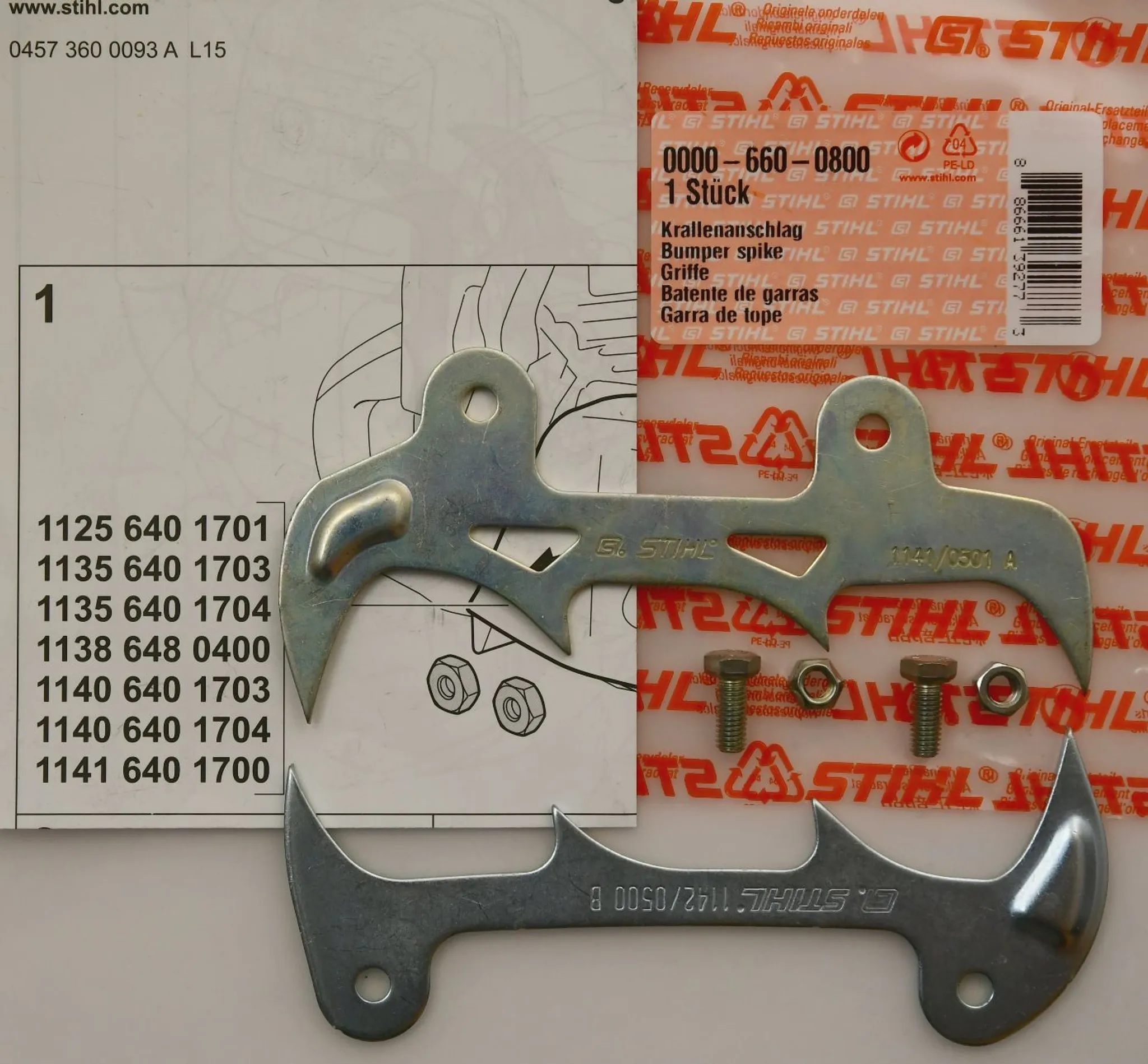 Stihl 00006600800 Original Satz Krallen MS | Kaufland.de
