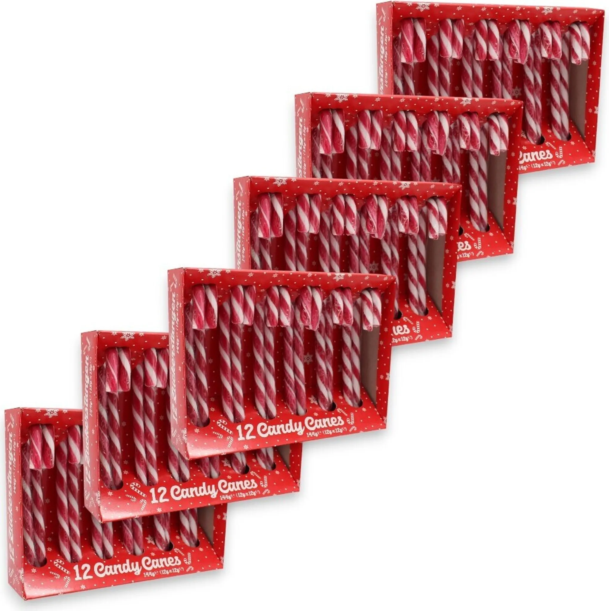 Candy Canes Band Mit Drahtrand – 9,1 M Lang, 6,3 Cm Breit, Aus Kunstleinen (rot/weiß)