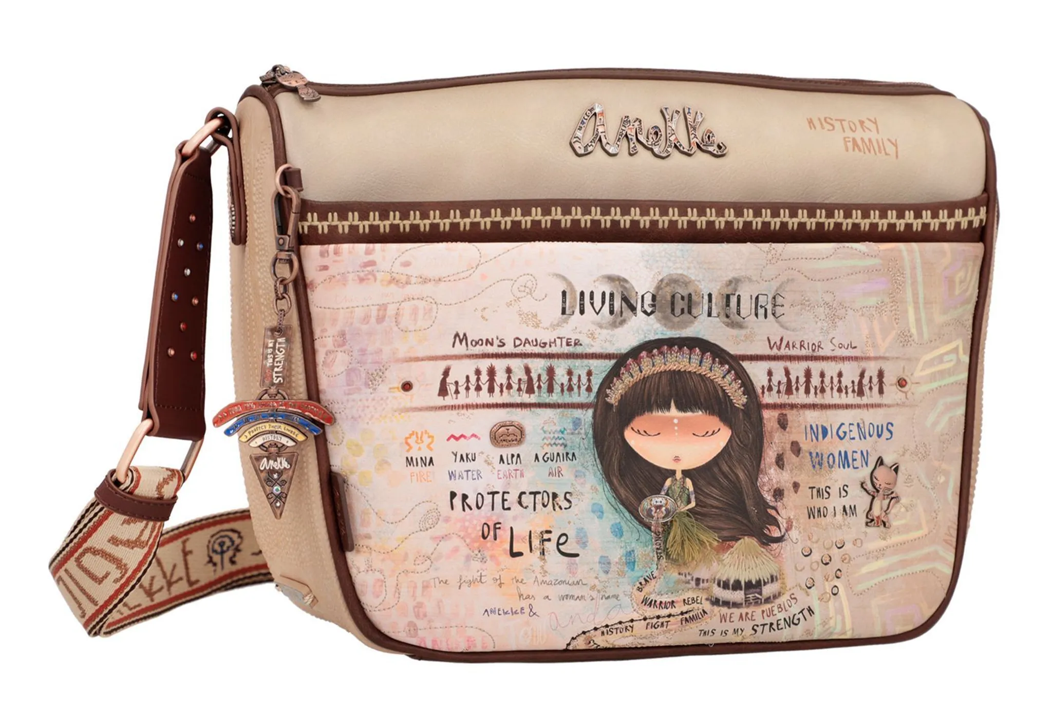 Anekke torba na ramię Menire Crossbody Bag Multicolor