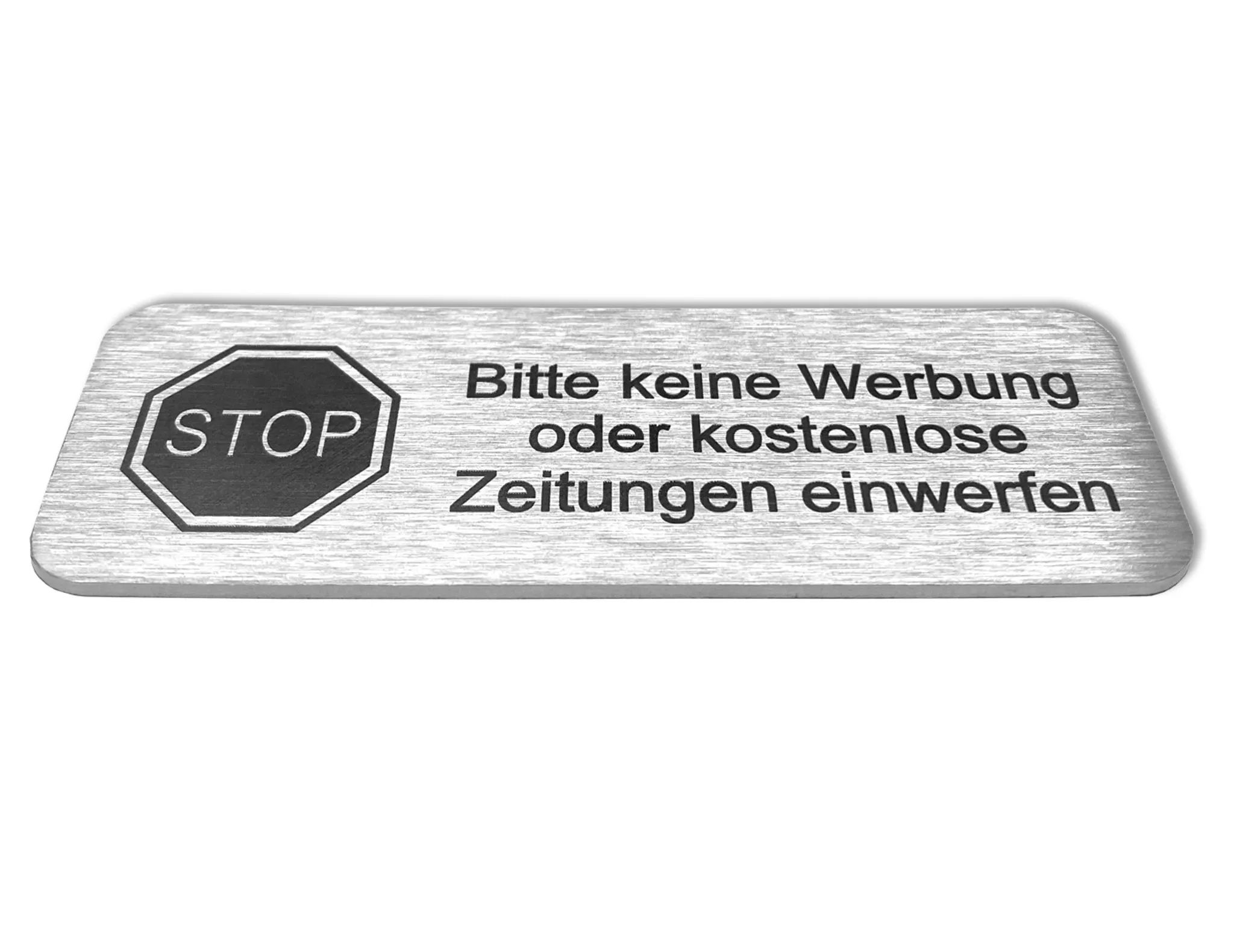 14 X STOP Bitte keine Werbung und kostenlosen Zeitungen! Briefkasten  Aufkleber