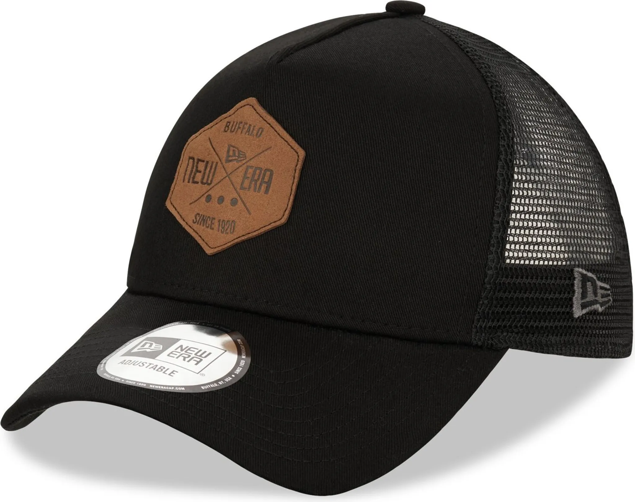 New Era 9Forty A-Frame Trucker Cap - HERITAGE PATCH schwarz