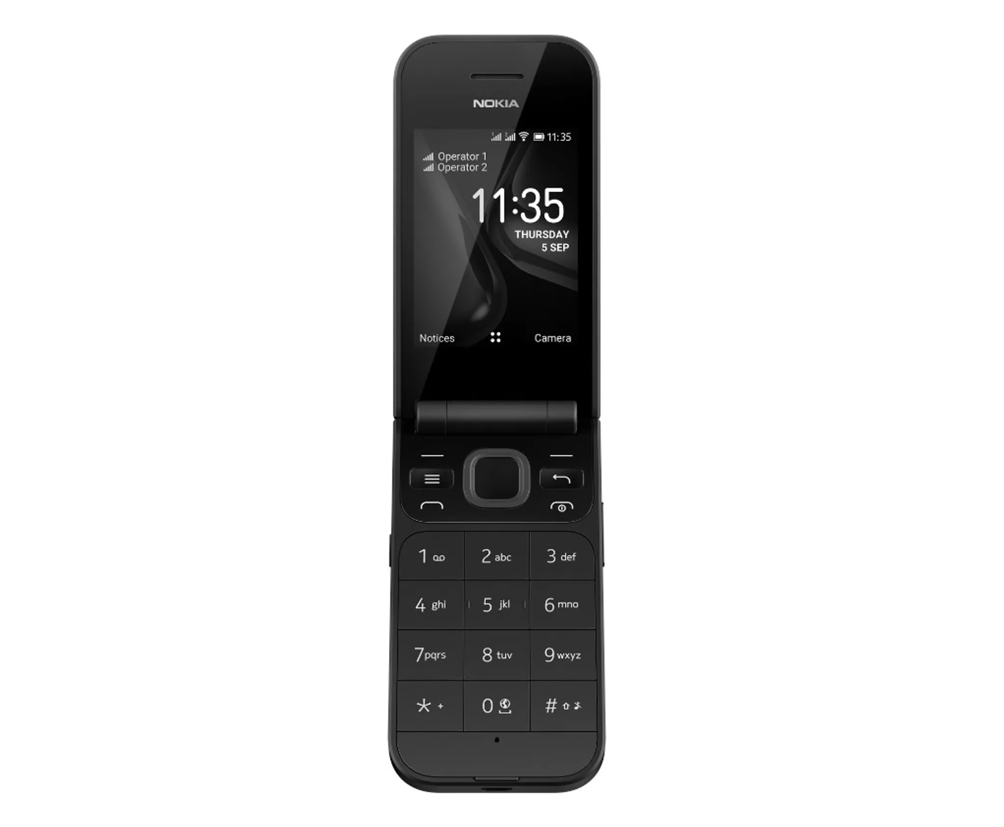 2,8 mAh Nokia Flip 2G Schwarz 2720 1.500 Zoll