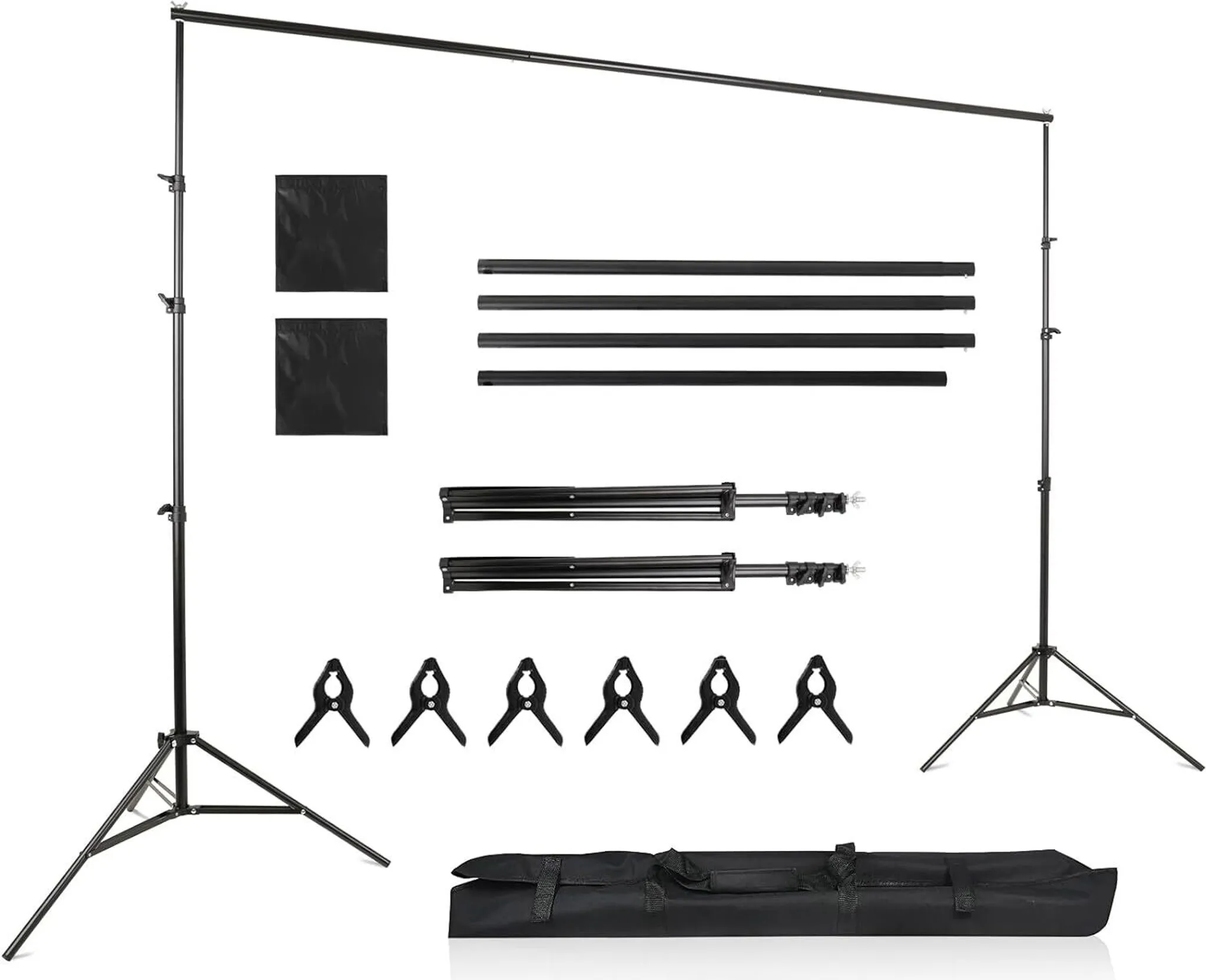 FNLLC Hintergrund Ständer, 2x2M,Verstellbar Hinter Produktbild-Vorschau 1