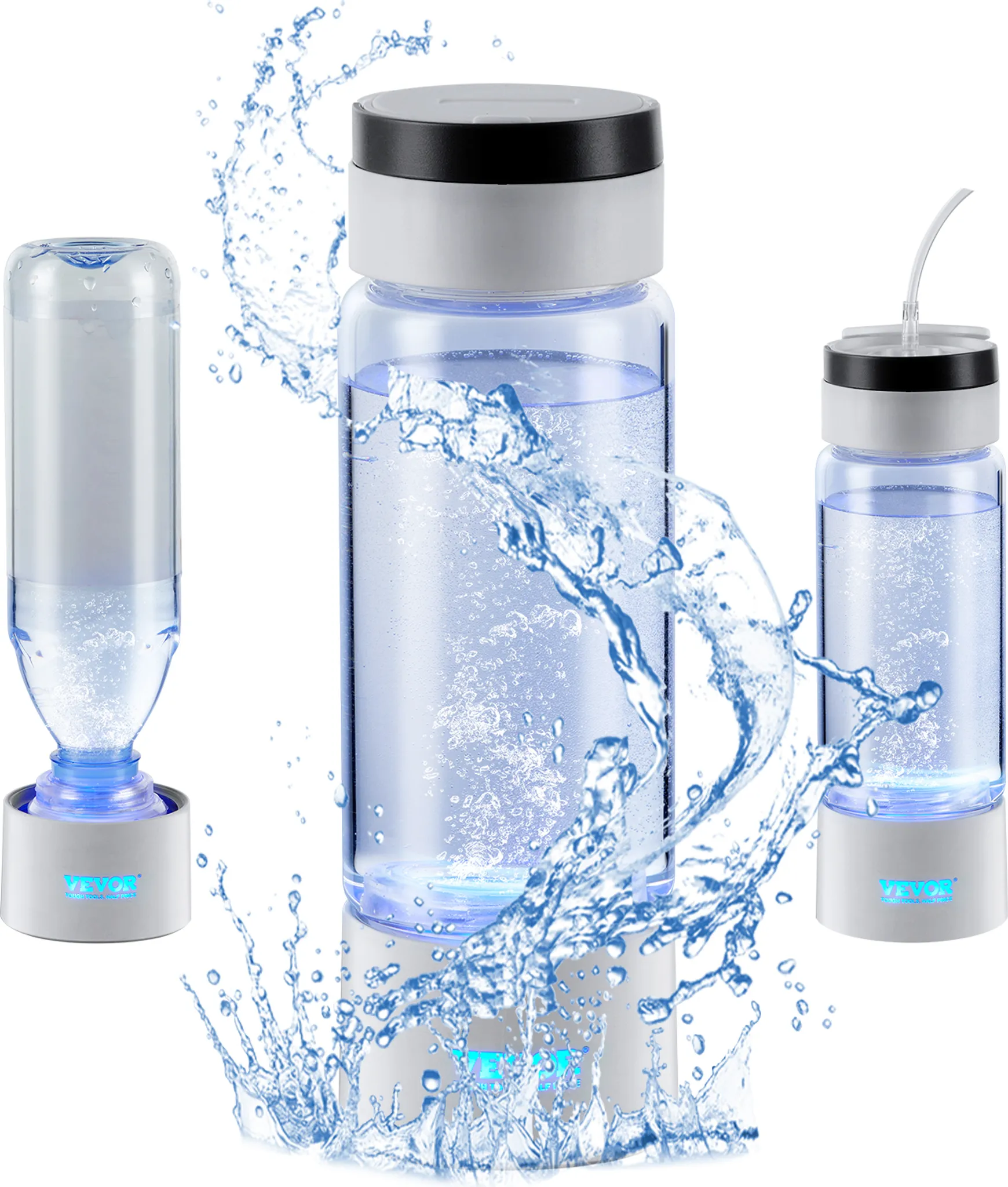 1,5l Bottiglia Acqua Idrogeno Portatile Con Tecnologia PEM Genera Acqua Ricca Di - Foto 10