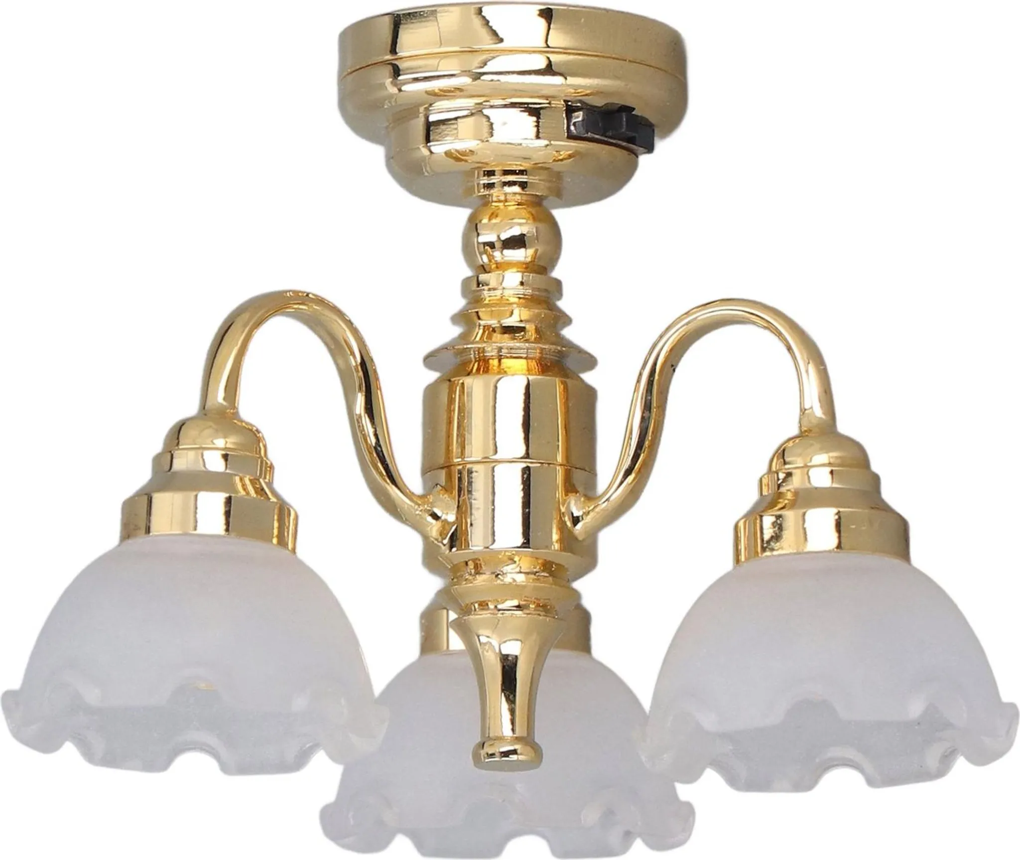 Lampe LED miniature pour maison de poupée à l'échelle 1/6, lampe de sol pour décoration de maison de poupée, jouet avec couvercle de lumière blanche