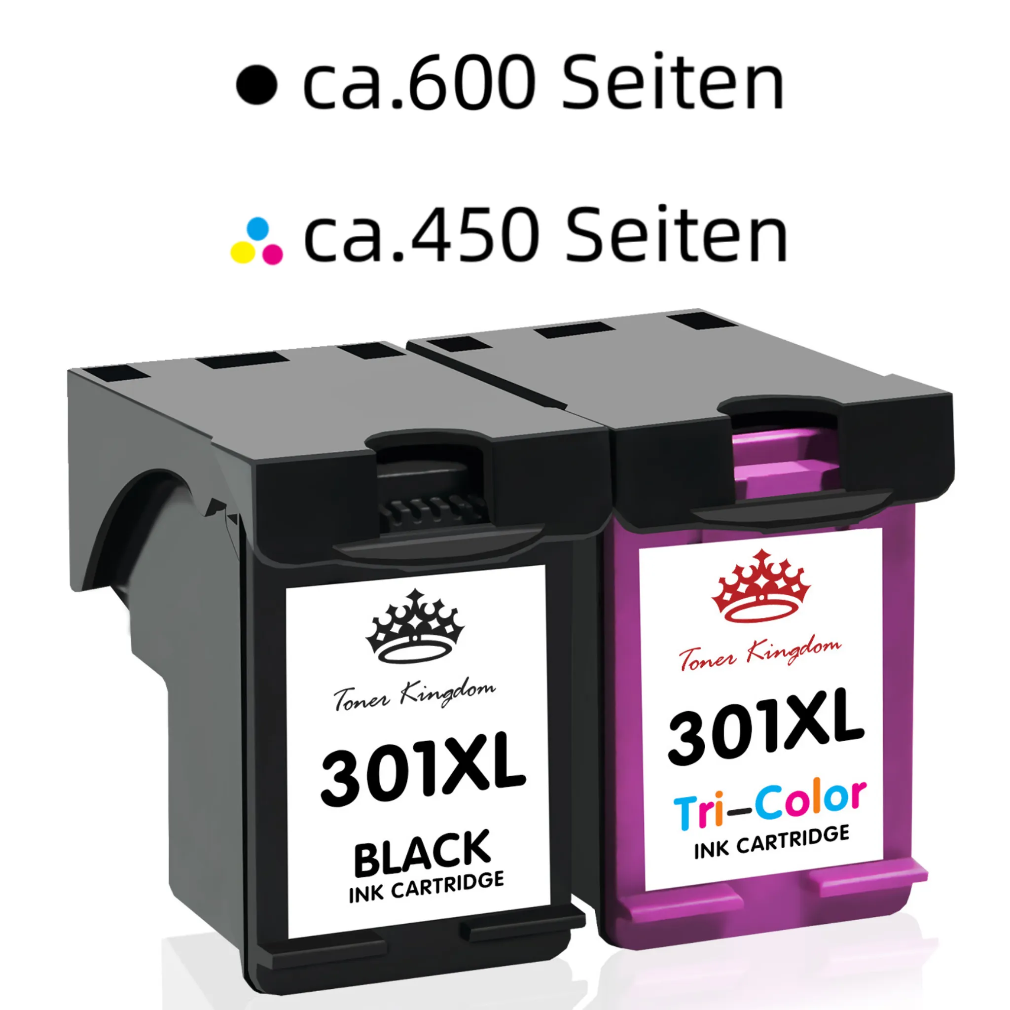 2er Für HP 301 XL Drucker Patronen Tinte
