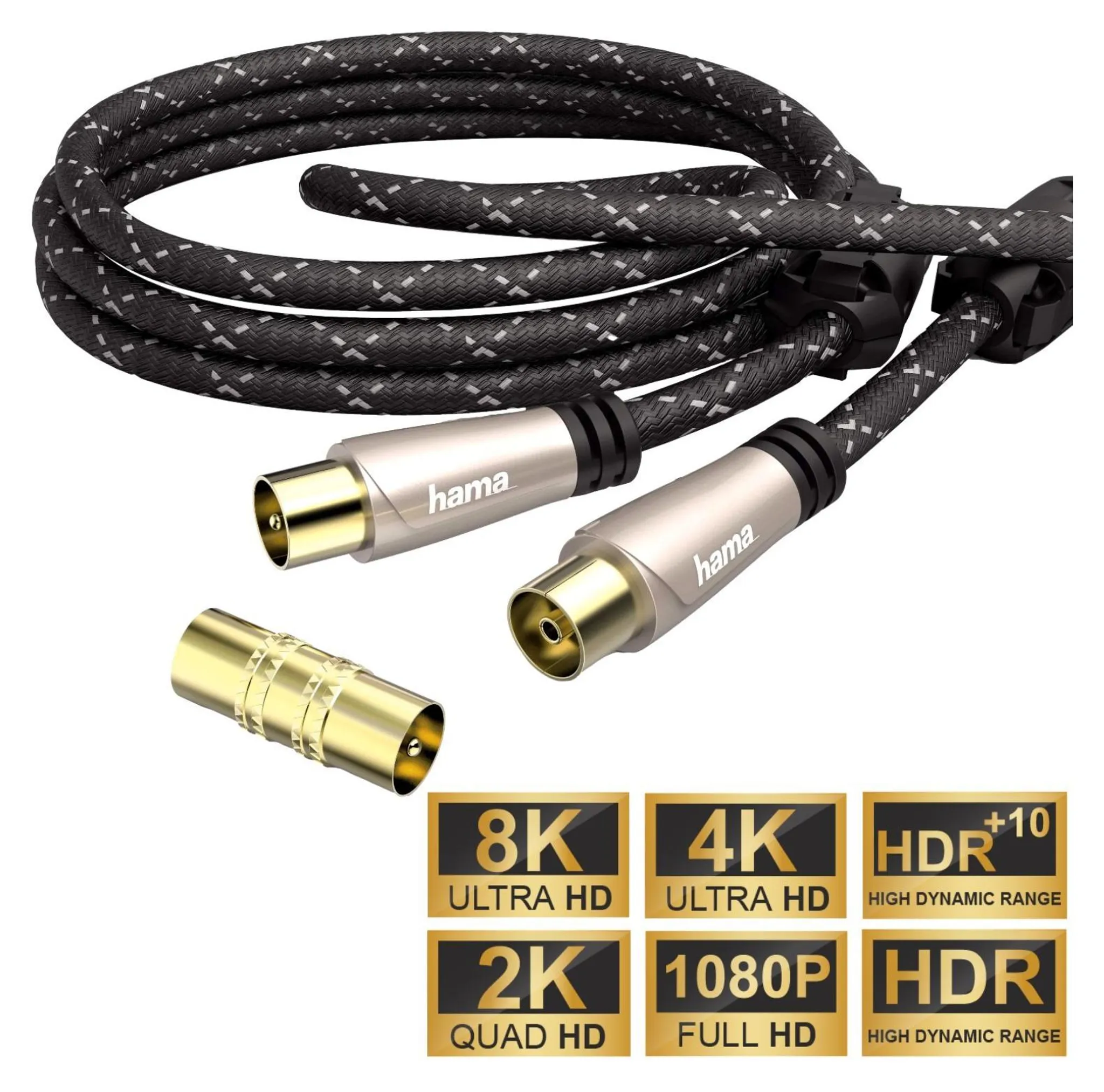 Maclean MCTV-571 SAT-antennekabel – 50 Meter Coax RG6 1.0 Mm, Voor Satelliet, DVB-T, CCTV, FM En TV