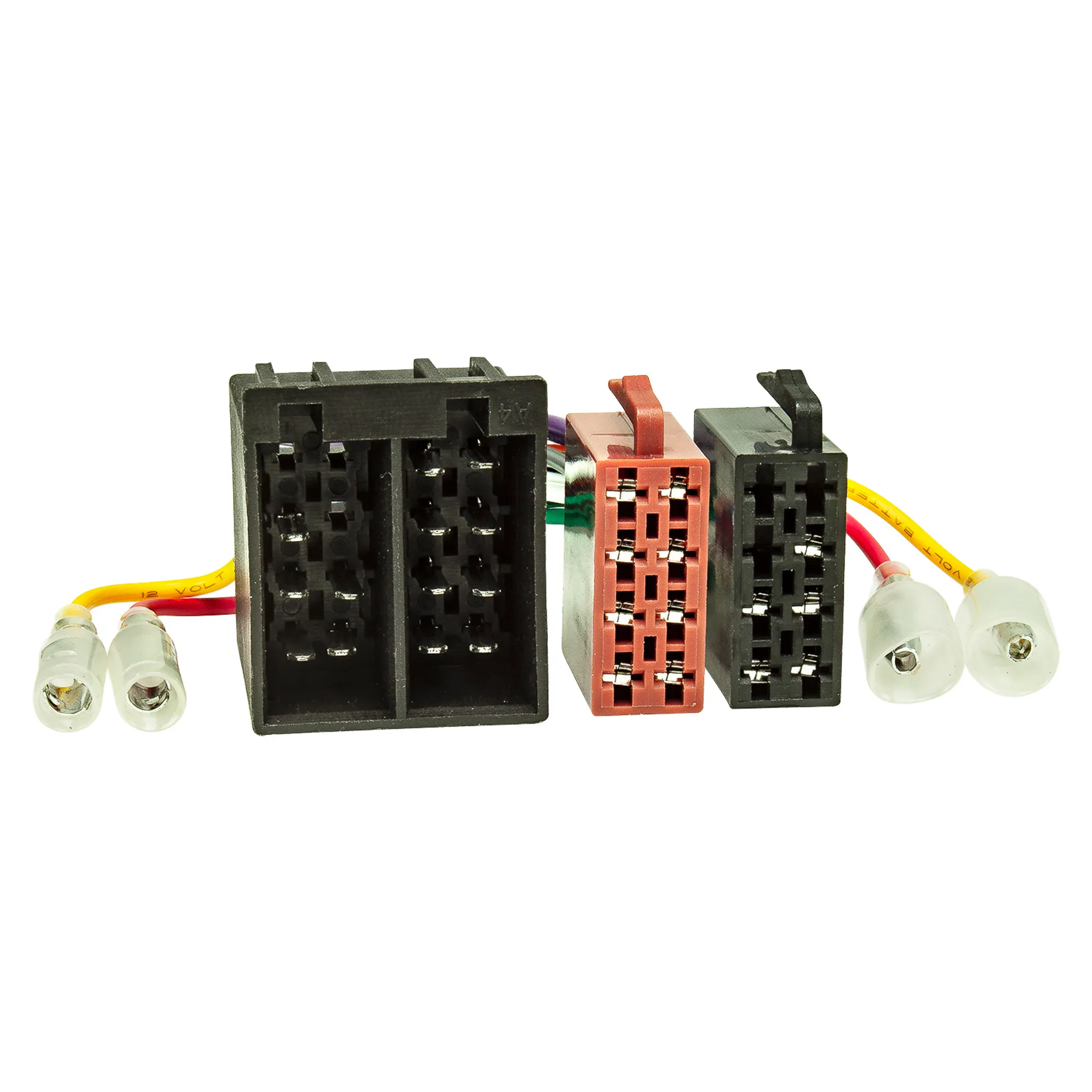 DIN ISO Auto Radio Adapter Kabel Stecker 16 Pin Strom Lautsprecher