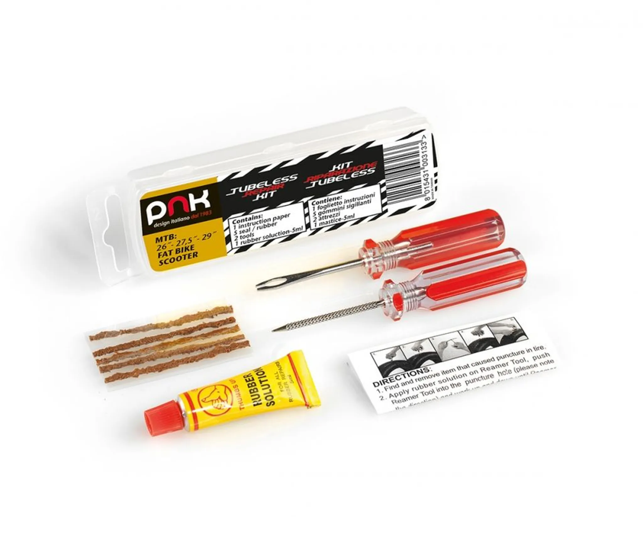 Kit Riparazione Tubeless Blackburn Mini Plugger - Strumento Portatile Con 5 Tappi - 2